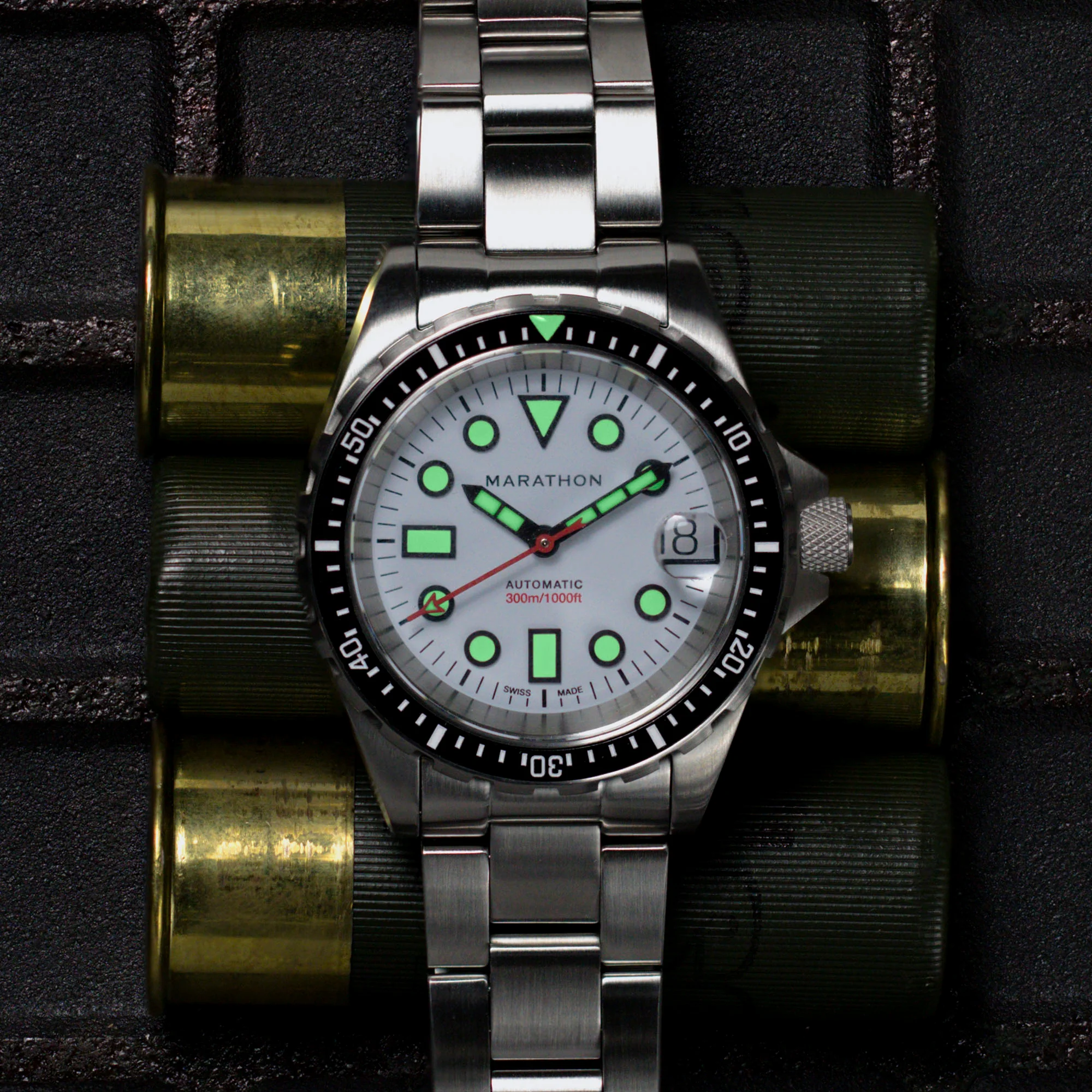 36mm Arctic Original SAR w/ Date with Stainless Steel Bracelet (OSAR-D)