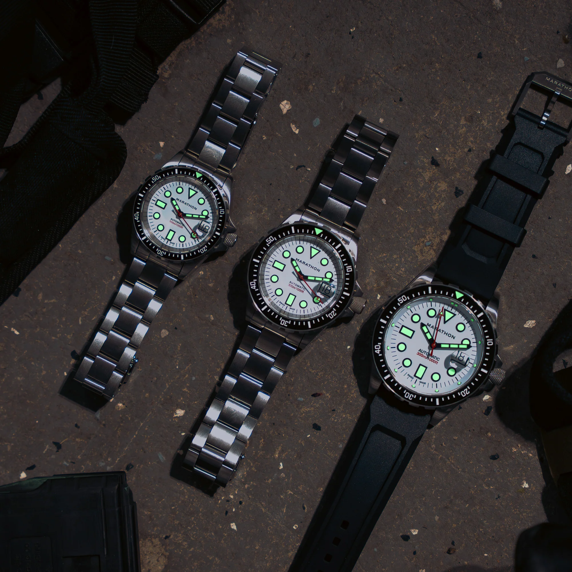 36mm Arctic Original SAR w/ Date with Stainless Steel Bracelet (OSAR-D)