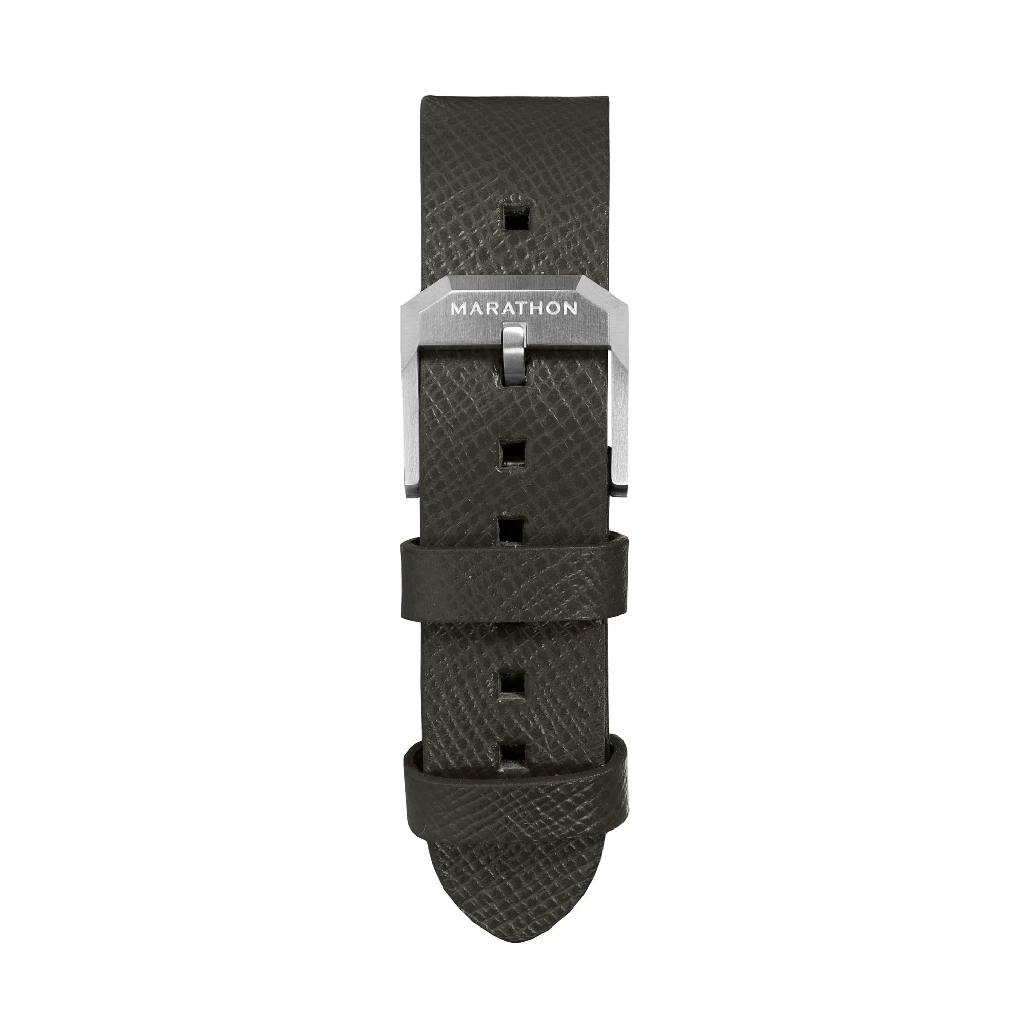 2-Piece Leather Strap, 20mm, Moss Green, Brushed Steel Hardware 10 2-Piece Leather Strap, 20mm, Moss Green, Brushed Steel Hardware