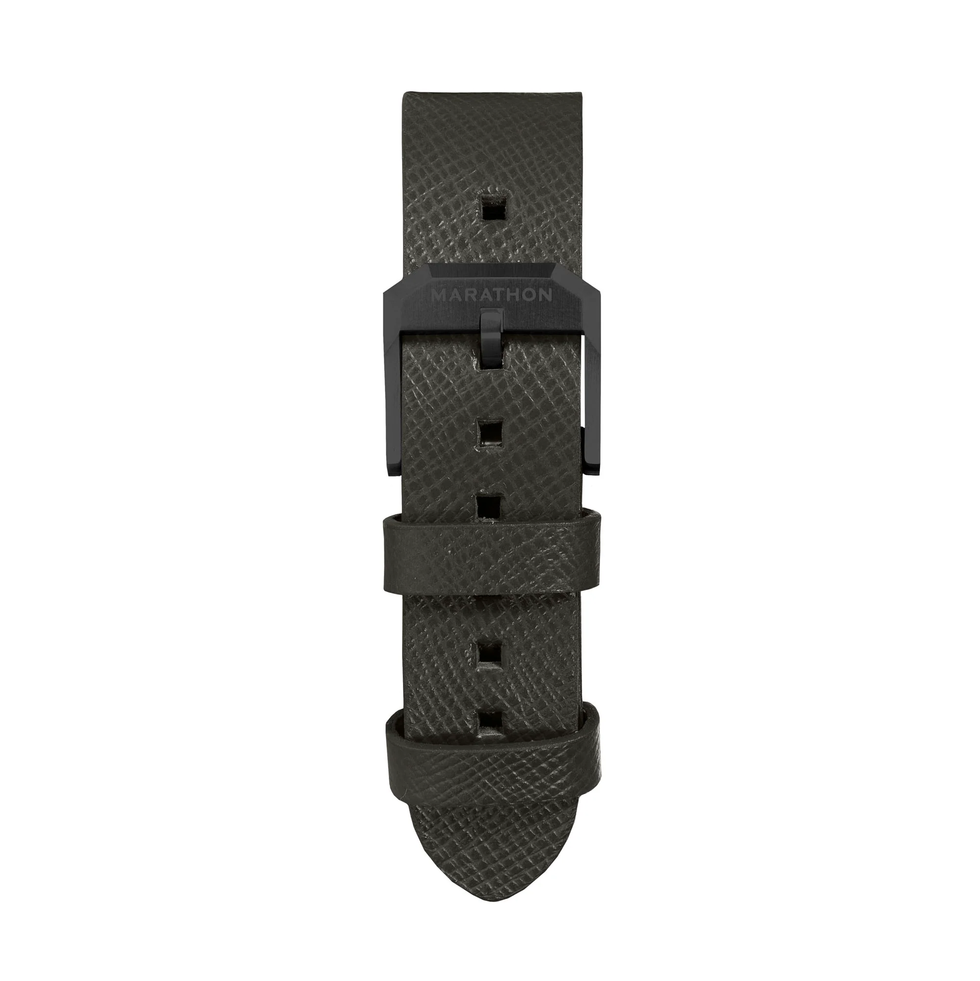 2-Piece Leather Strap, 20mm, Moss Green, Anthracite Hardware 8 2-Piece Leather Strap, 20mm, Moss Green, Anthracite Hardware