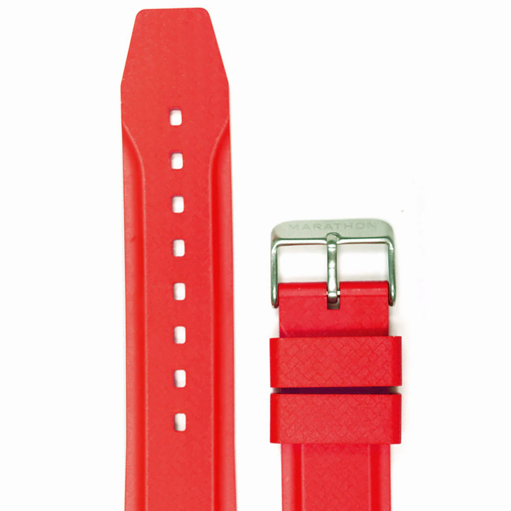 BRACELET, Rubber 22mm for 6645-21-886-8975, RED