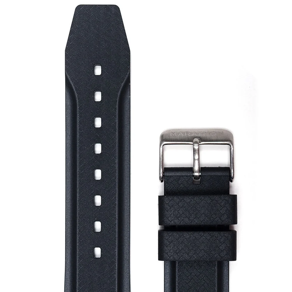 BRACELET, Rubber 22mm for 6645-21-886-8975, BLACK