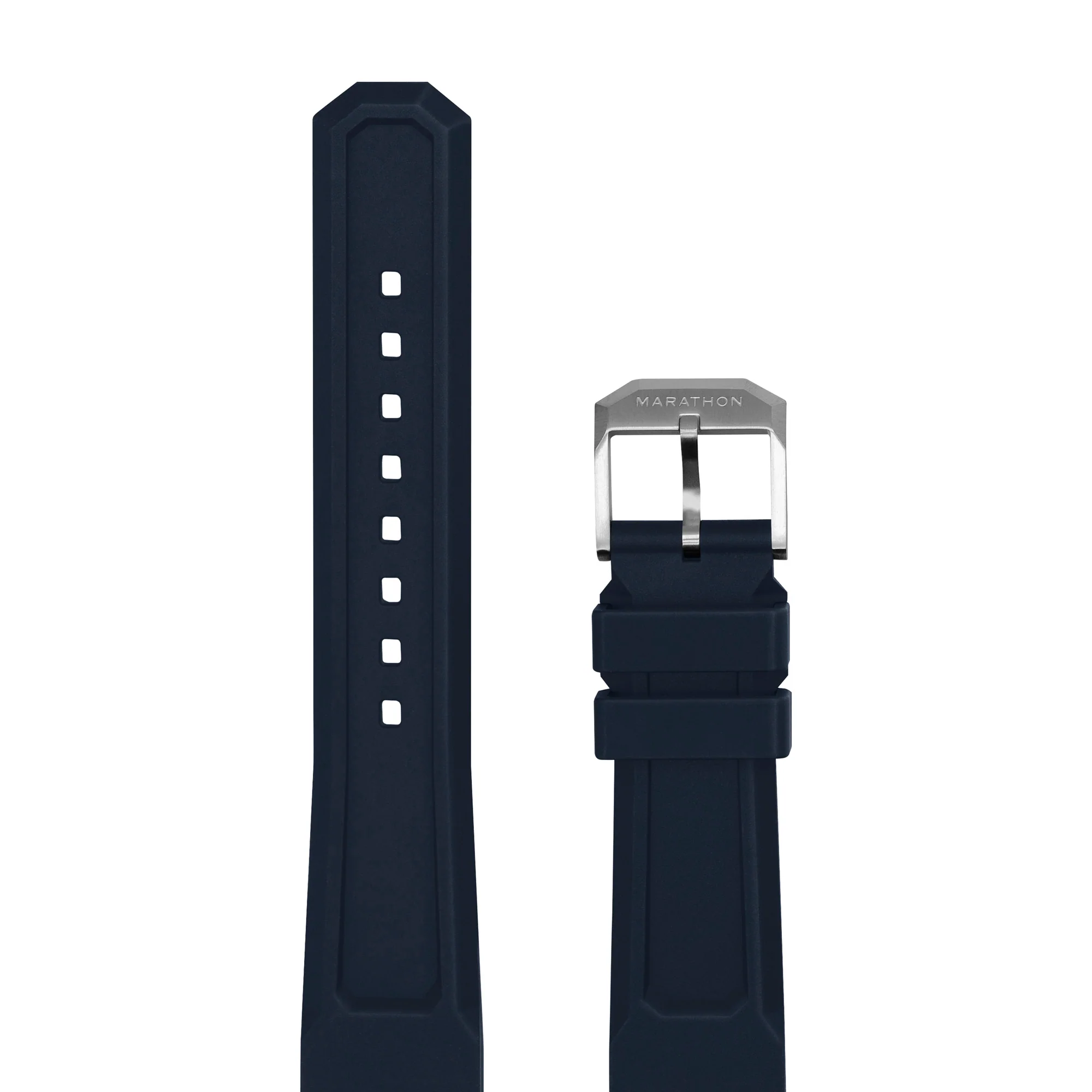 3-Piece Rubber Strap Kit, Blue, 20mm