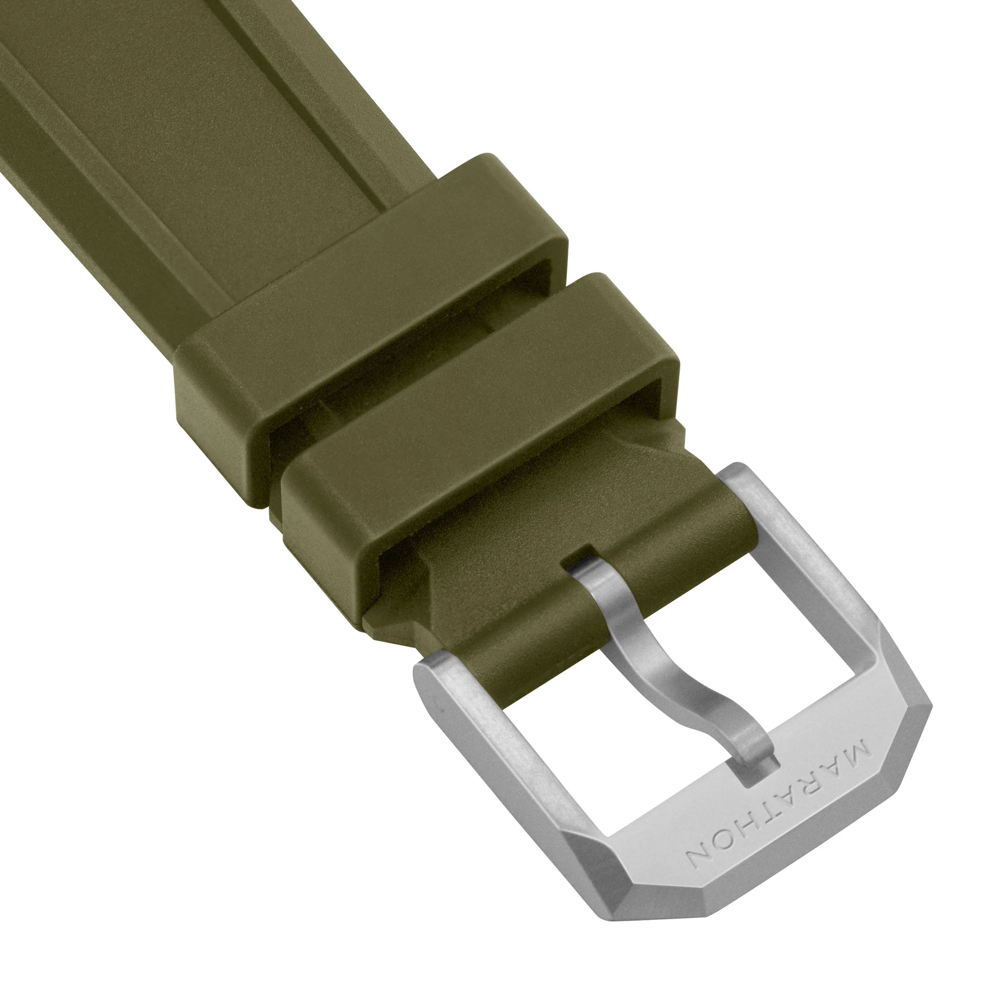 3-Piece Rubber Strap Kit, OD Green, Parkerized, 20mm