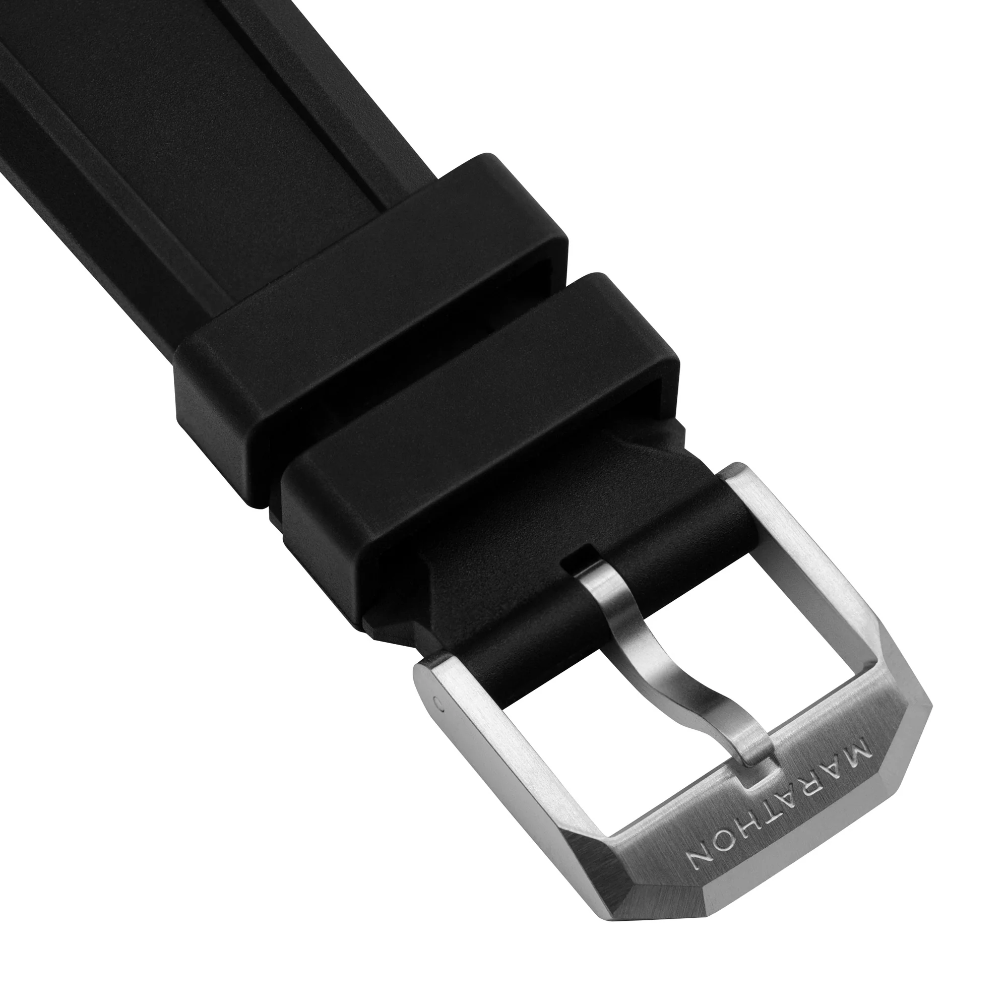 3-Piece Rubber Strap Kit, Black, 20mm 3 3-Piece Rubber Strap Kit, Black, 20mm