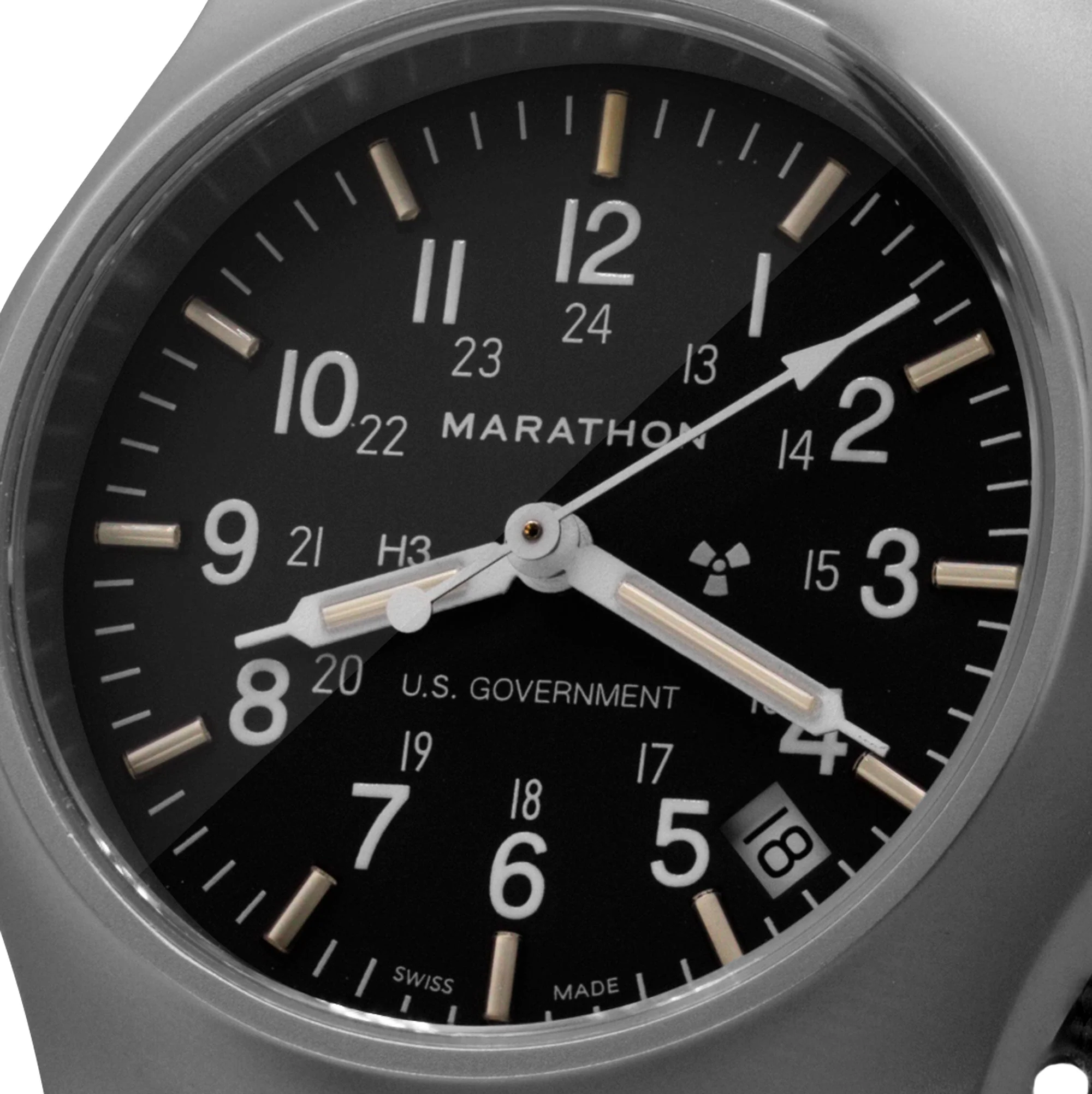 36mm Officer's Quartz w/ Date (GPQ-D) on Nylon DEFSTAN 8 36mm Officer's Quartz w/ Date (GPQ-D) on Nylon DEFSTAN