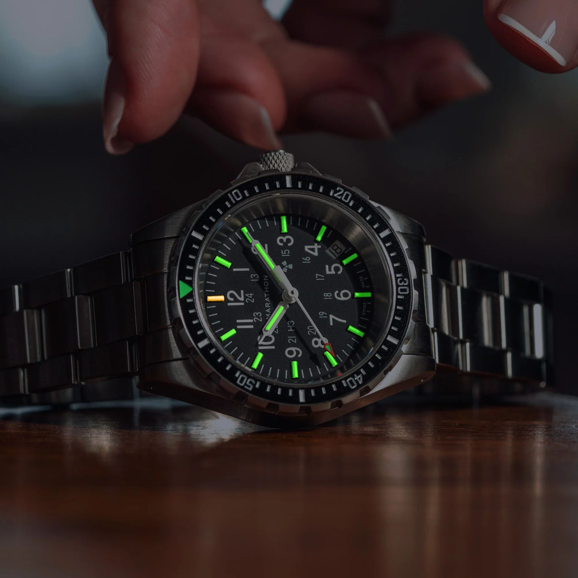 36mm Medium Diver's Quartz (MSAR Quartz) with Stainless Steel Bracelet