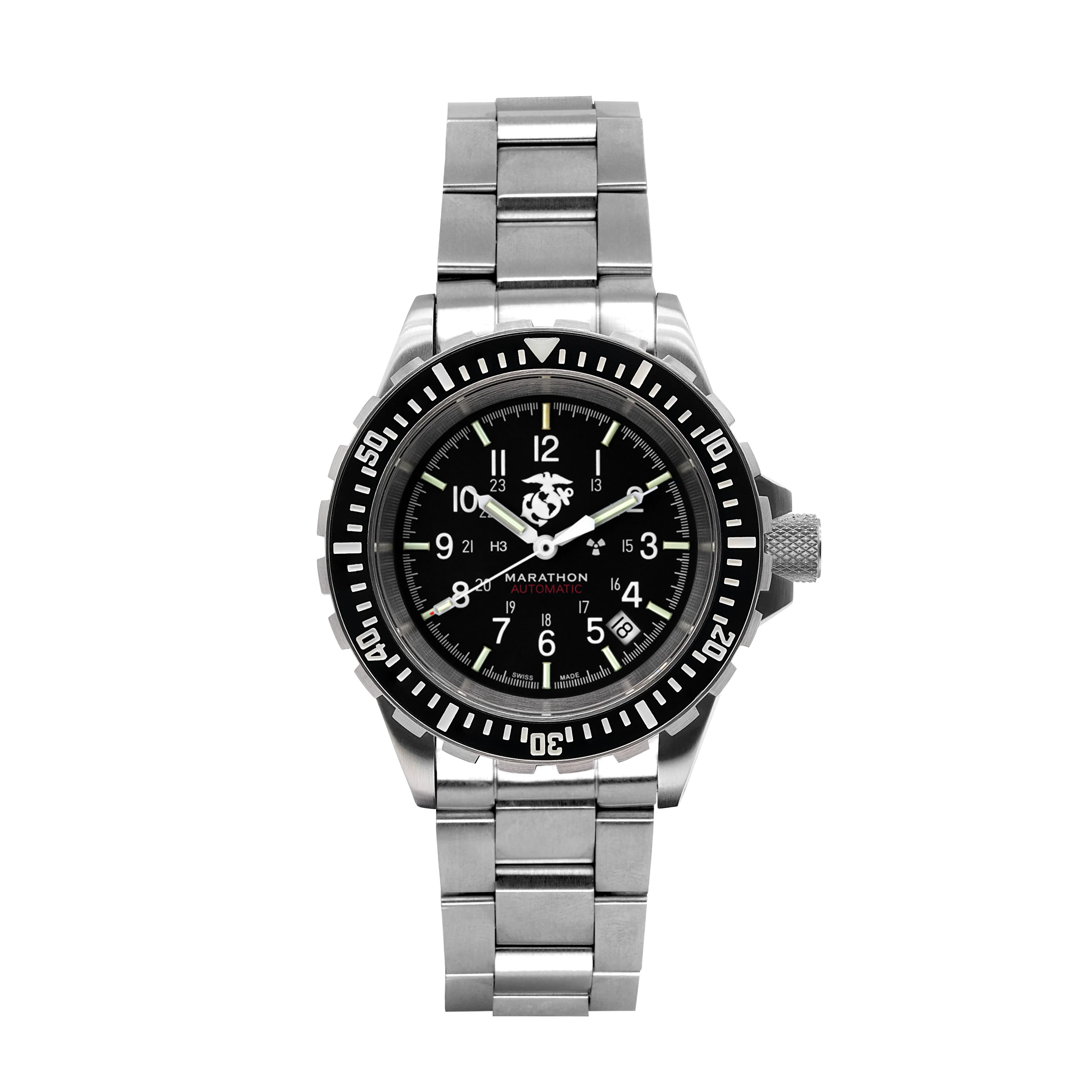 41mm Official USMC™ Large Diver's Automatic (GSAR) with Stainless Steel Bracelet