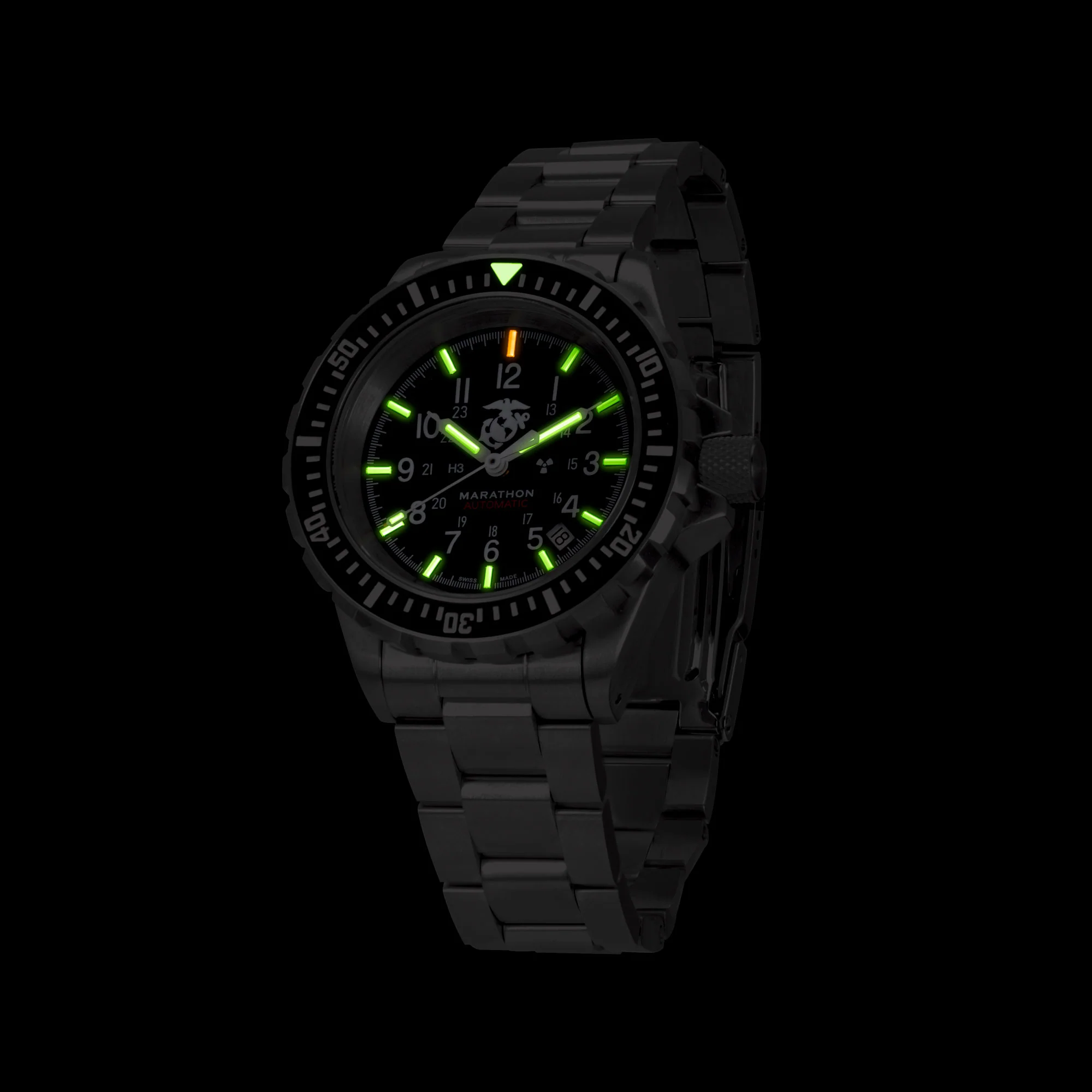41mm Official USMC™ Large Diver's Automatic (GSAR) with Stainless Steel Bracelet