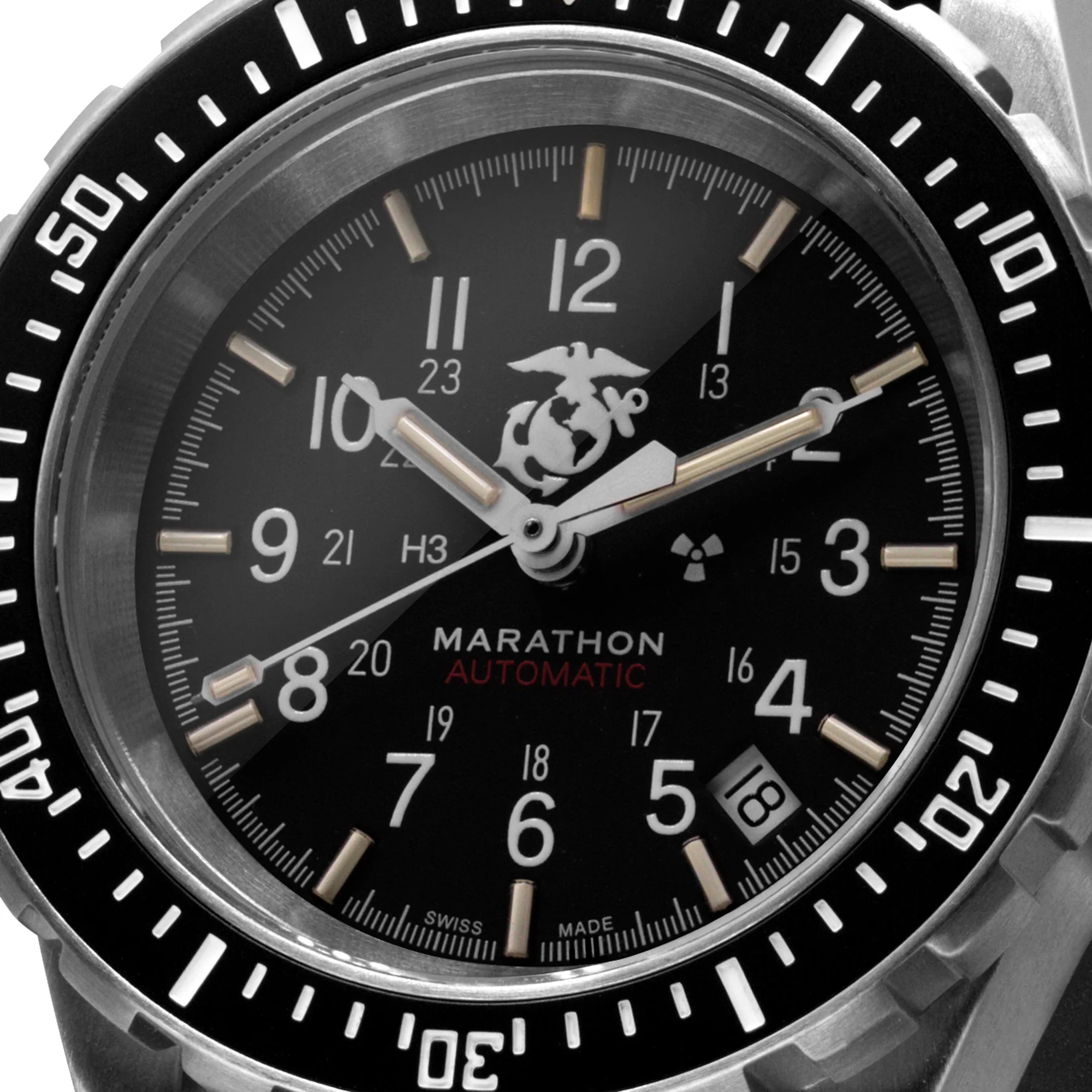 41mm Official USMC™ Large Diver's Automatic (GSAR) with Stainless Steel Bracelet