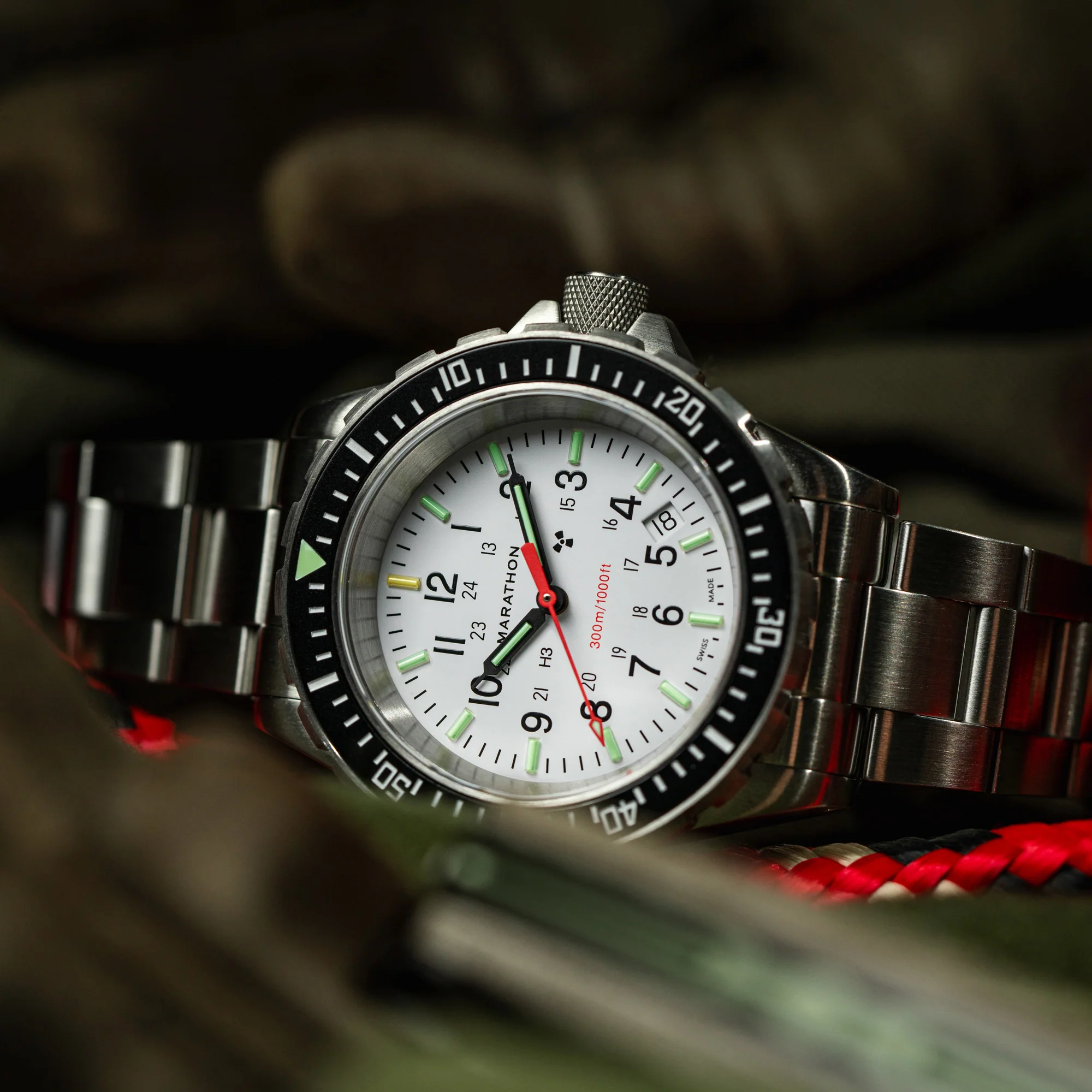 41mm Arctic Edition Large Diver's Quartz (TSAR) with Stainless Steel Bracelet