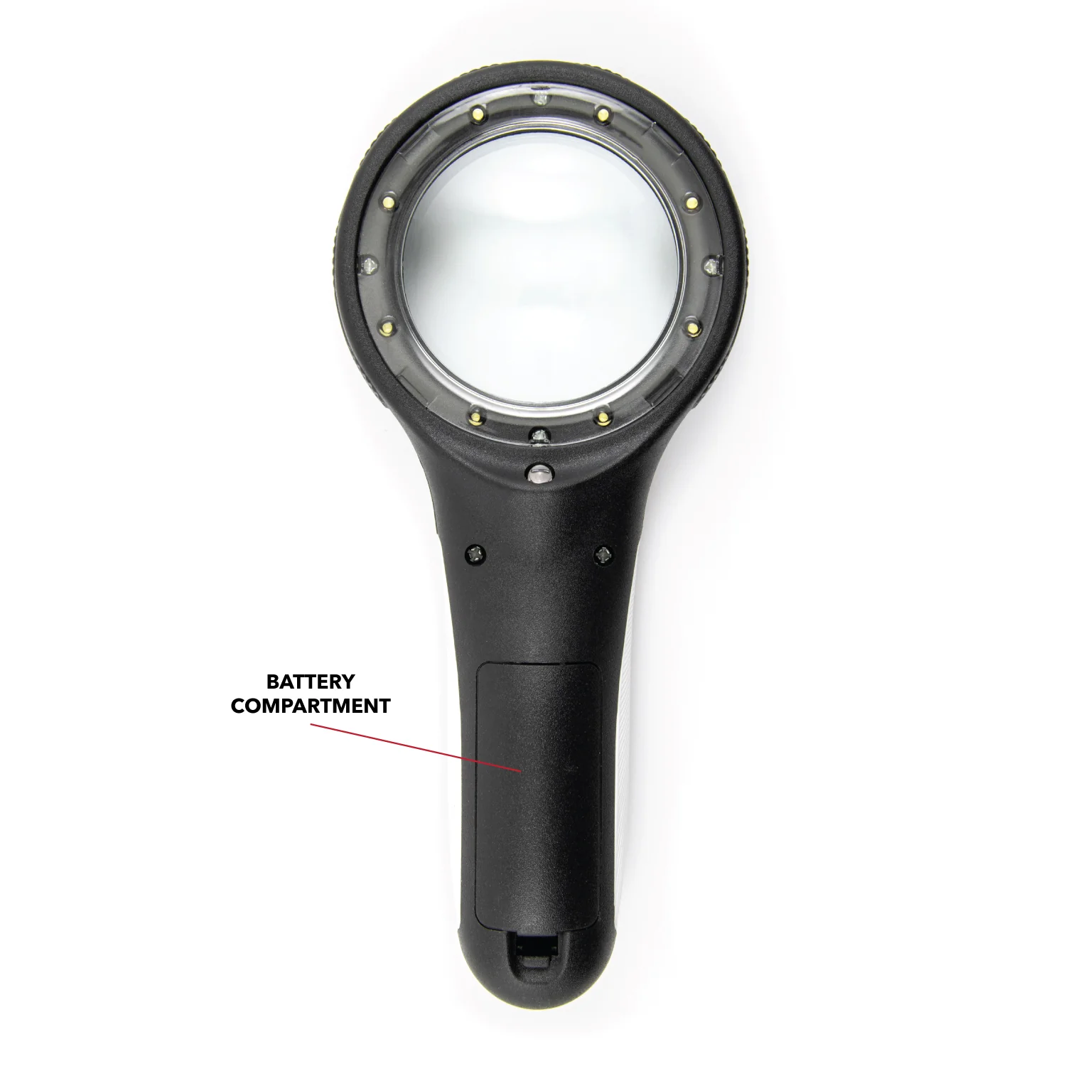 Magnifying Glass with Cyclops, LED, & Black Light