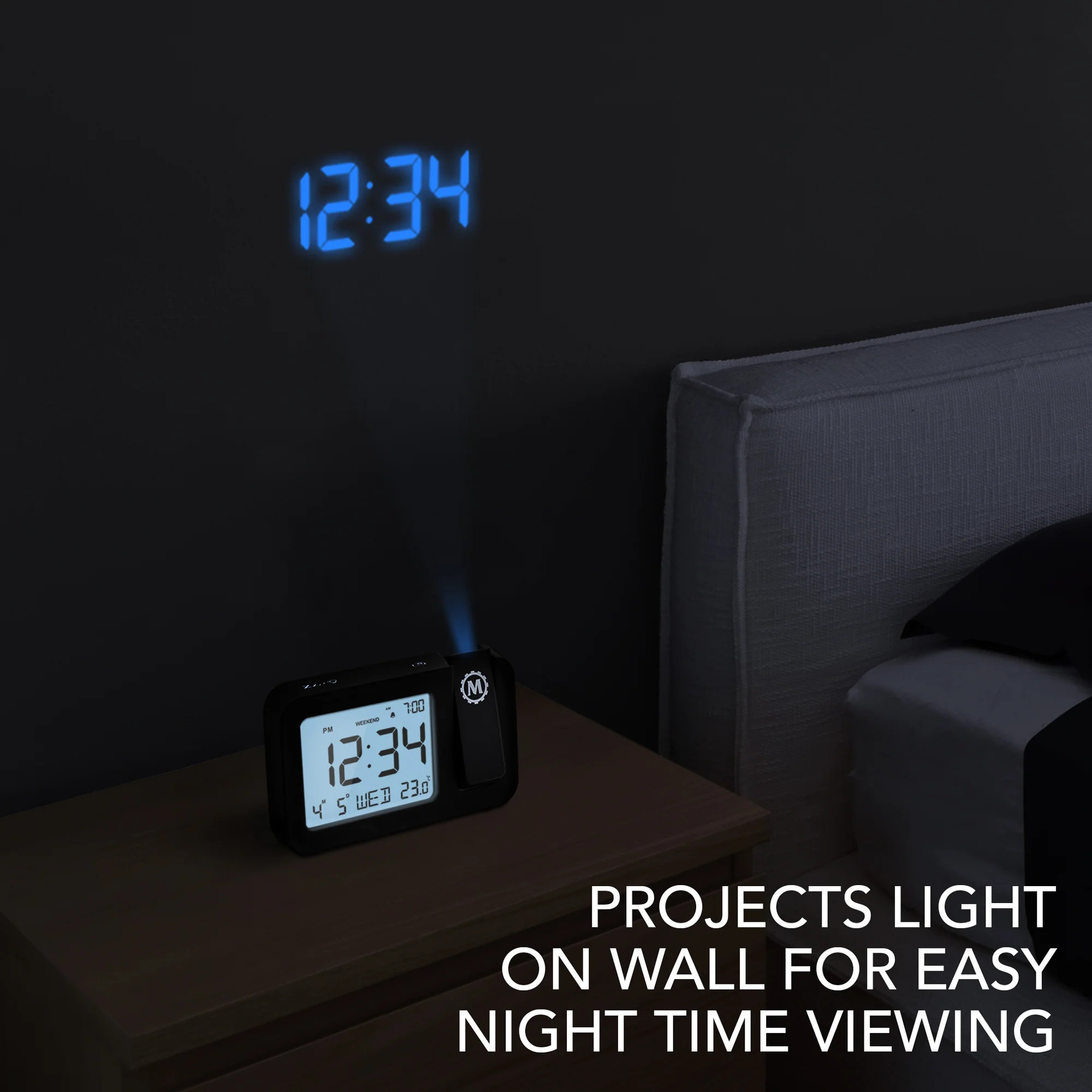 Projection Clock with Large Display and Backlight 11 Projection Clock with Large Display and Backlight