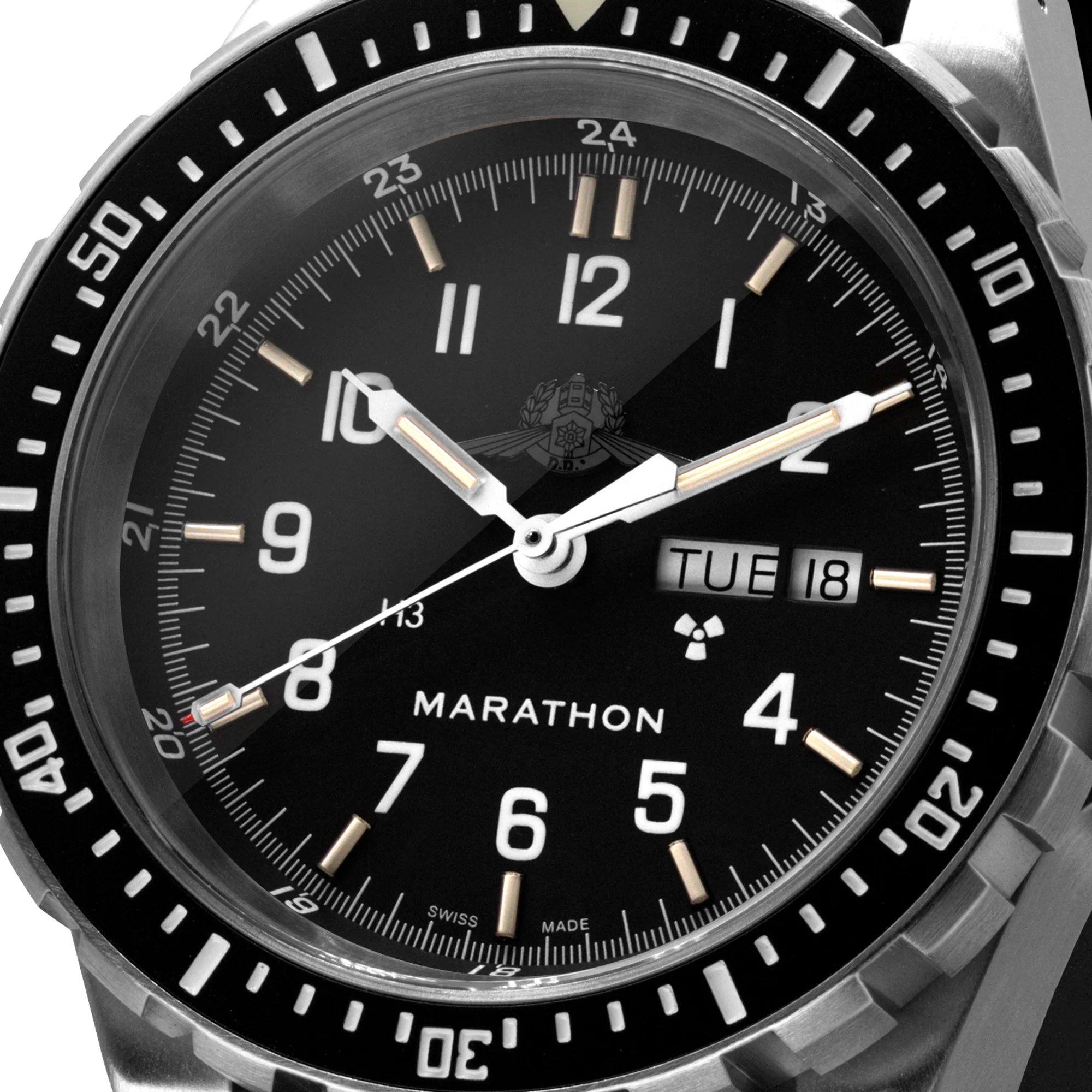 46mm Official IDF YAMAM™ Jumbo Day/Date Automatic (JDD) with Stainless Steel Bracelet 5 46mm Official IDF YAMAM™ Jumbo Day/Date Automatic (JDD) with Stainless Steel Bracelet