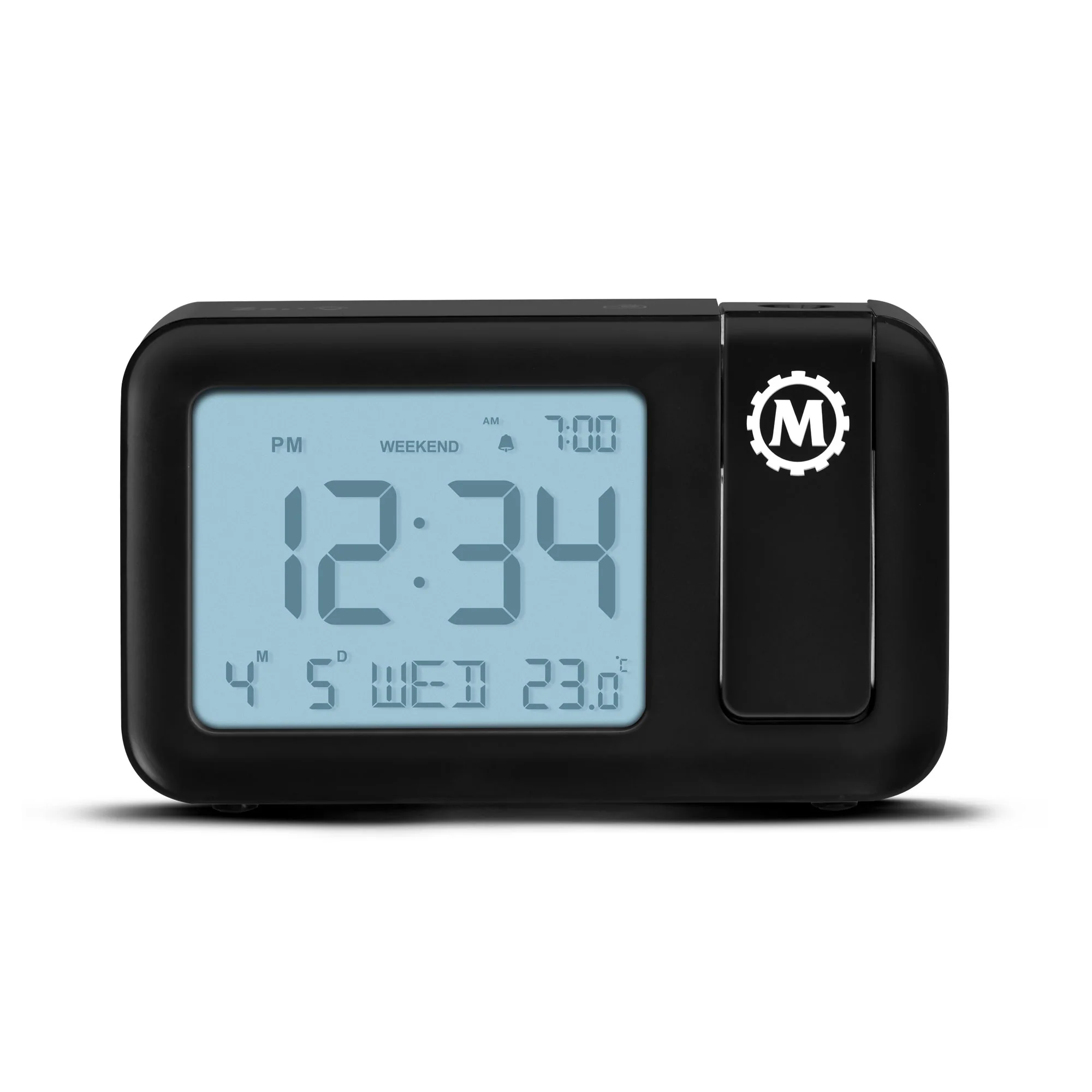 Projection Clock with Large Display and Backlight