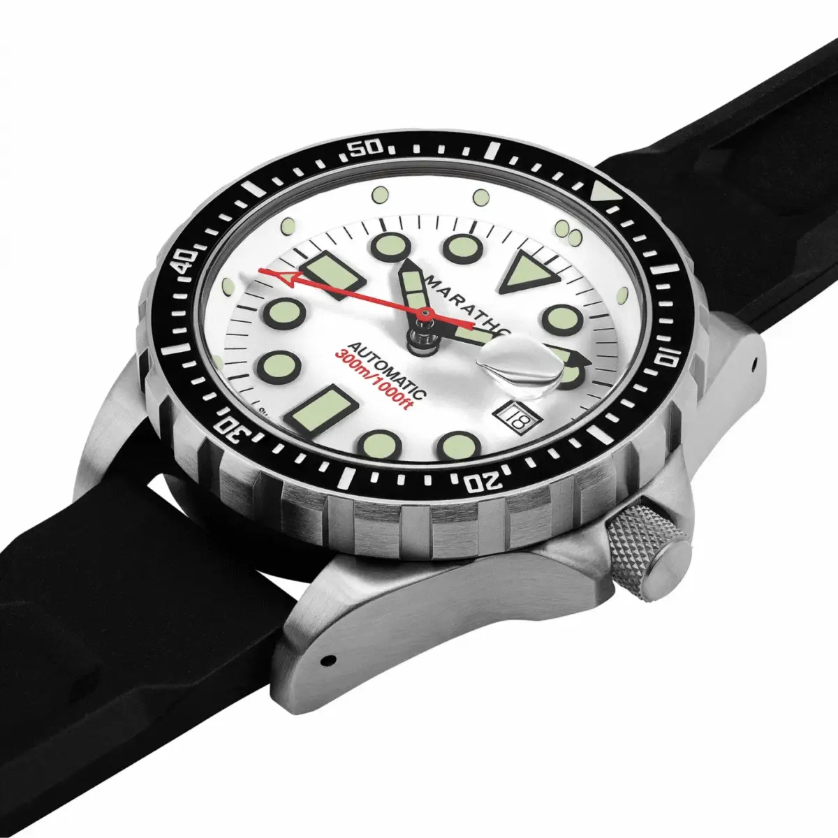 46mm Arctic Original SAR w/ Date on 3-Piece Rubber Strap Kit (OSAR-D)