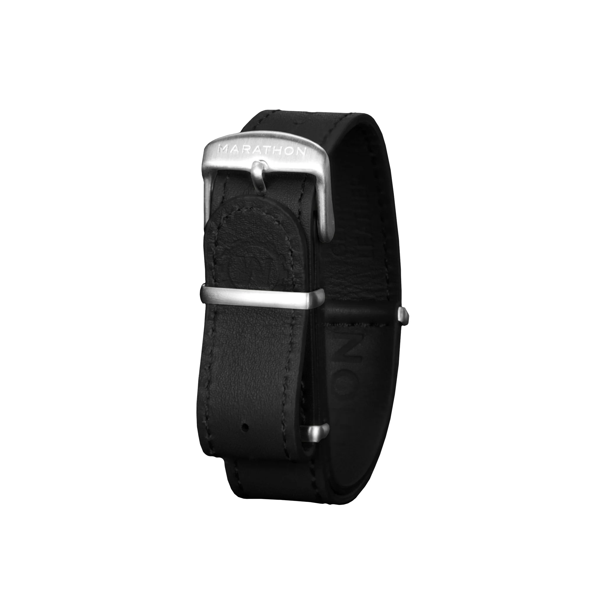 Leather DEFSTAN Strap, Black, 20mm 1 Leather DEFSTAN Strap, Black, 20mm