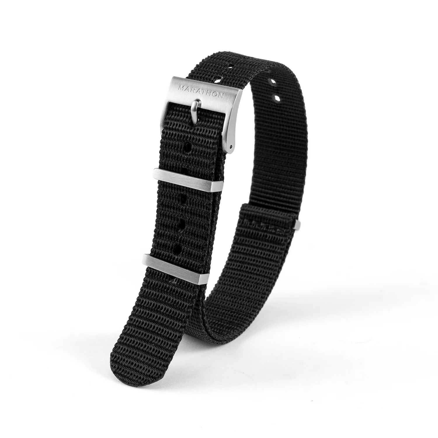 Nylon DEFSTAN Strap, Black, 18mm 5 Nylon DEFSTAN Strap, Black, 18mm