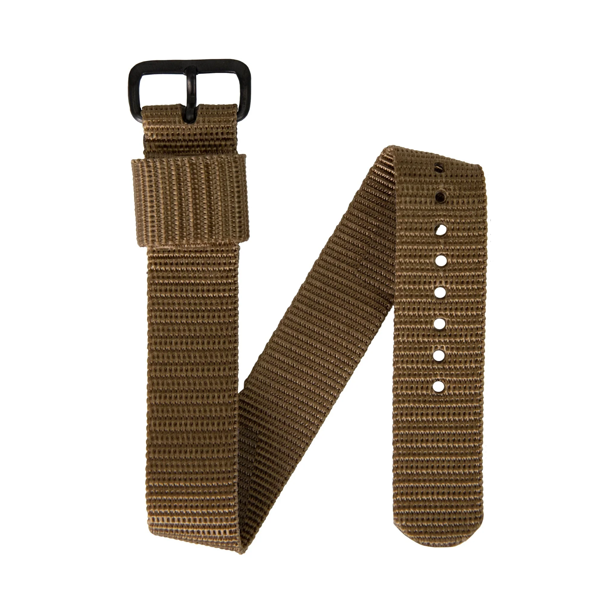 Desert Tan Extra Long 20mm Ballistic Nylon Strap