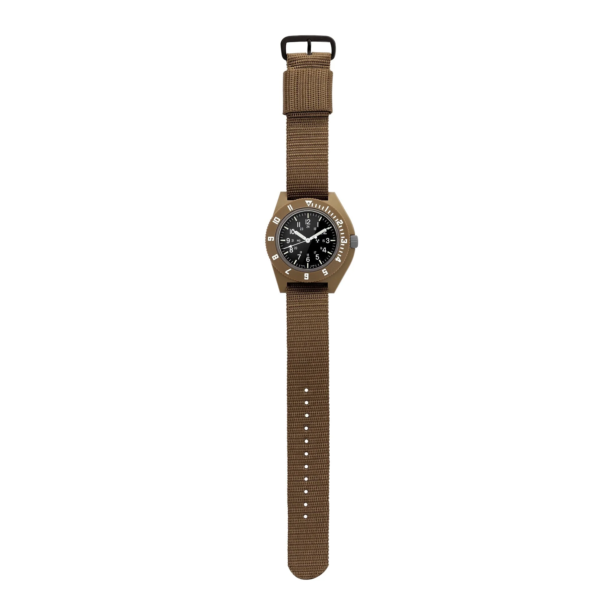Desert Tan Extra Long 20mm Ballistic Nylon Strap
