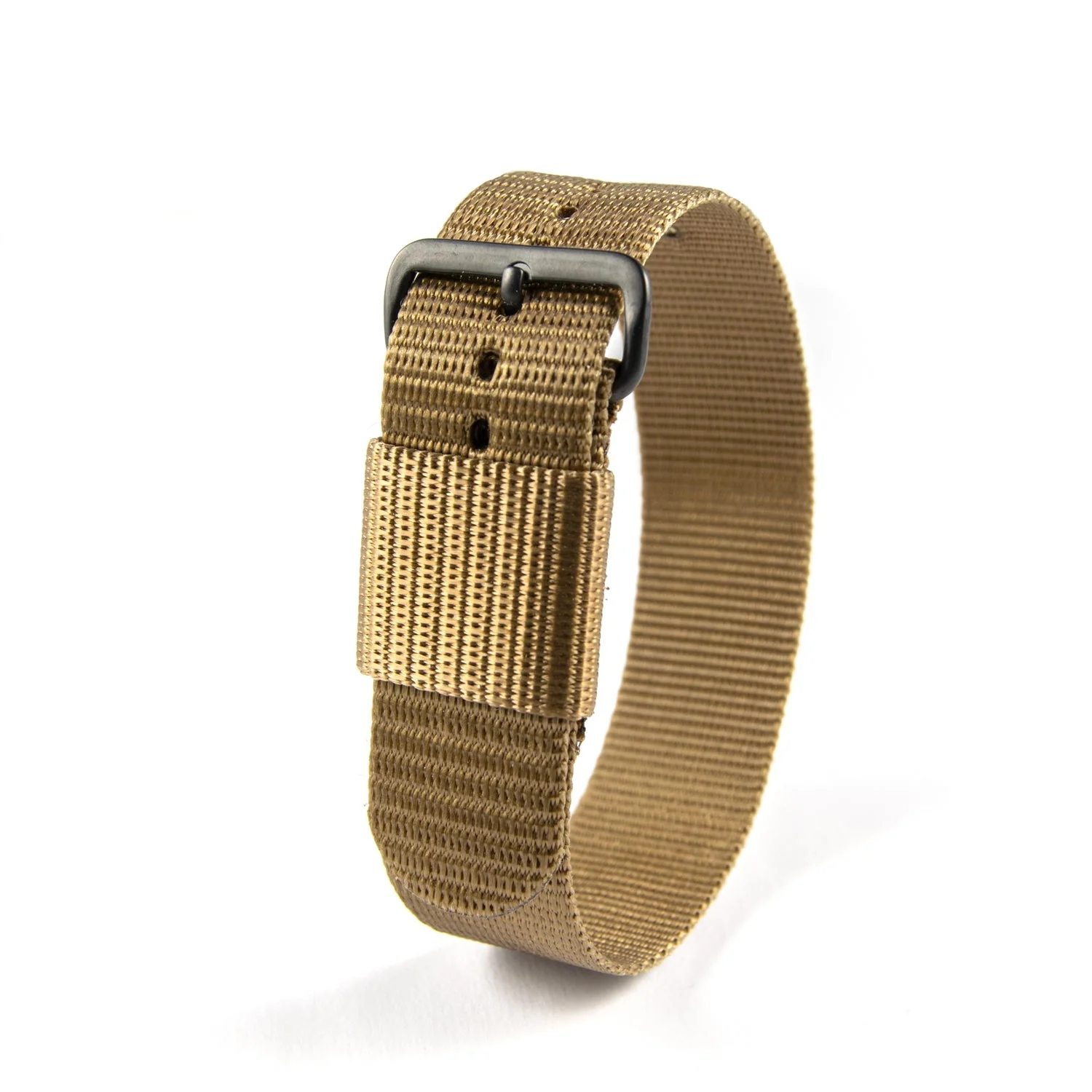 Desert Tan Extra Long 20mm Ballistic Nylon Strap