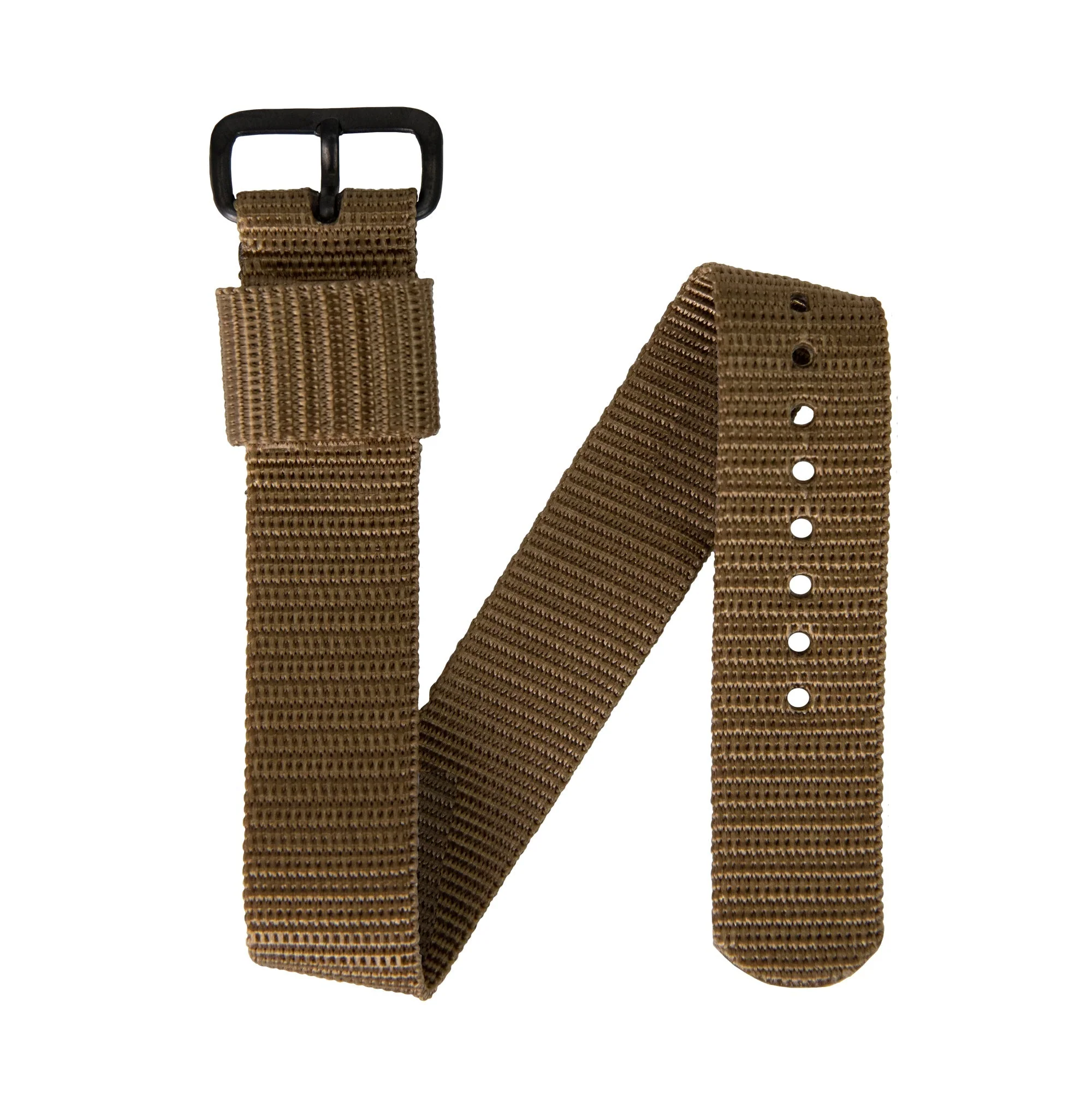 Ballistic Nylon Strap, Desert Tan, 22mm