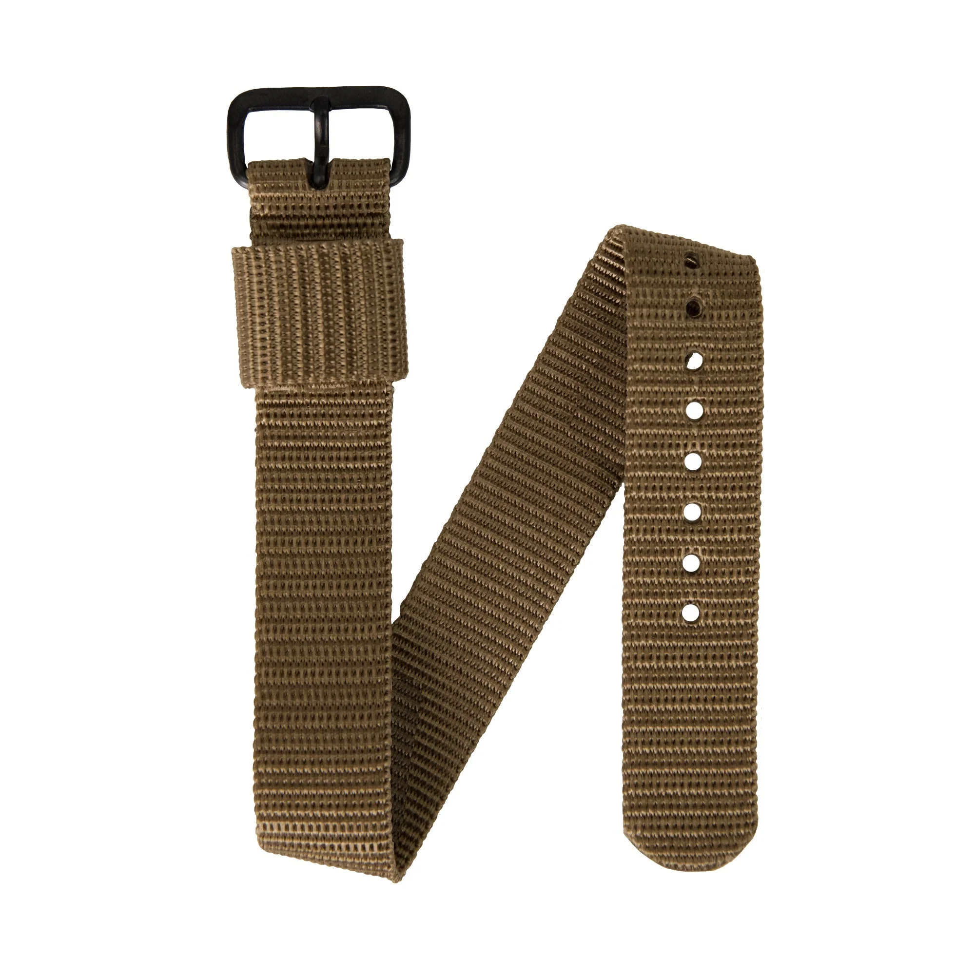 Desert Tan Extra Long 16mm Ballistic Nylon Strap