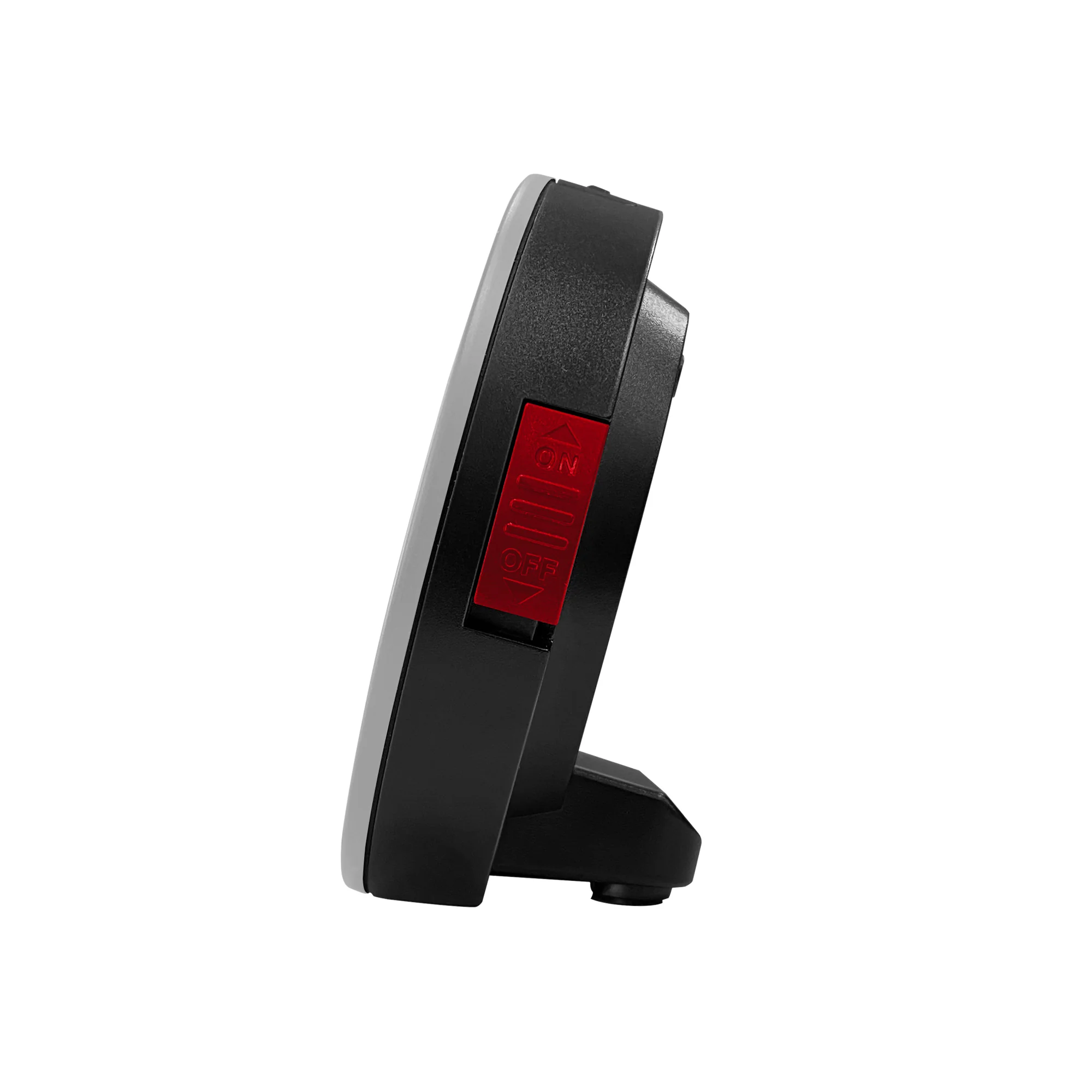 3.5 Inch Round Self-Setting Alarm Clock with Push-Button Backlight