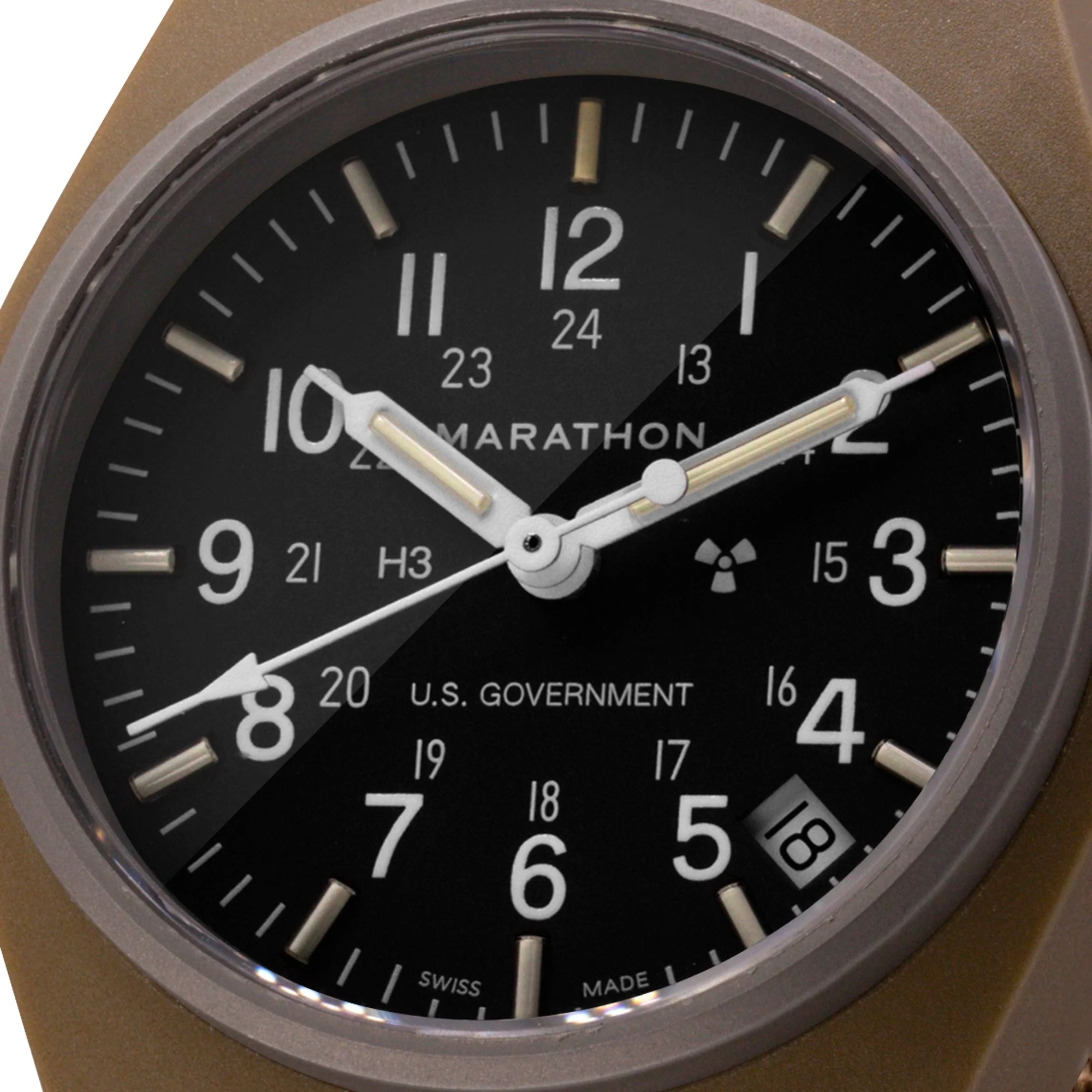 34mm Desert Tan General Purpose Quartz with Date (GPQ-D) 7 34mm Desert Tan General Purpose Quartz with Date (GPQ-D)