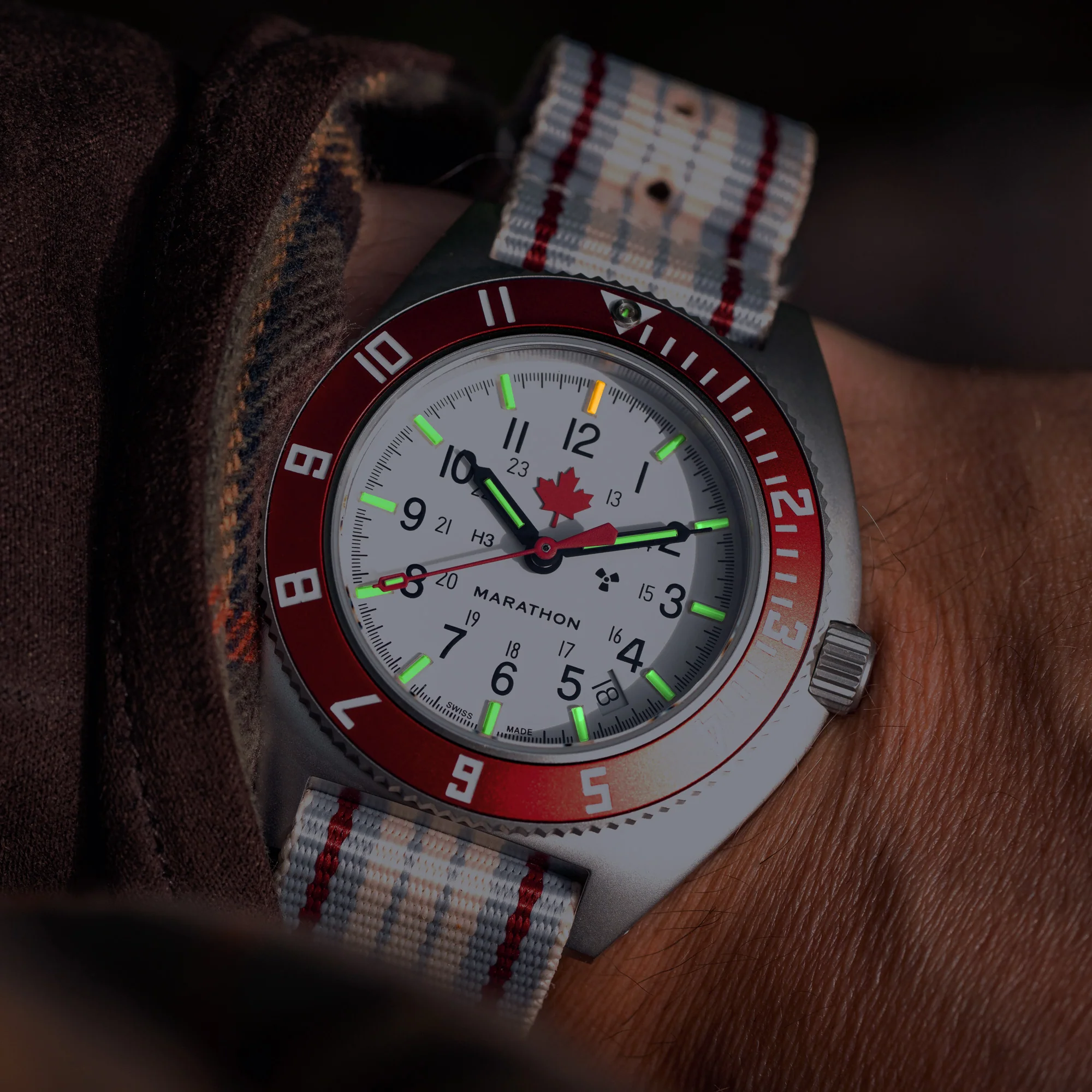 41mm Arctic ADANAC Steel Navigator w/ Date Automatic (SSNAV-D AUTO) - Canada