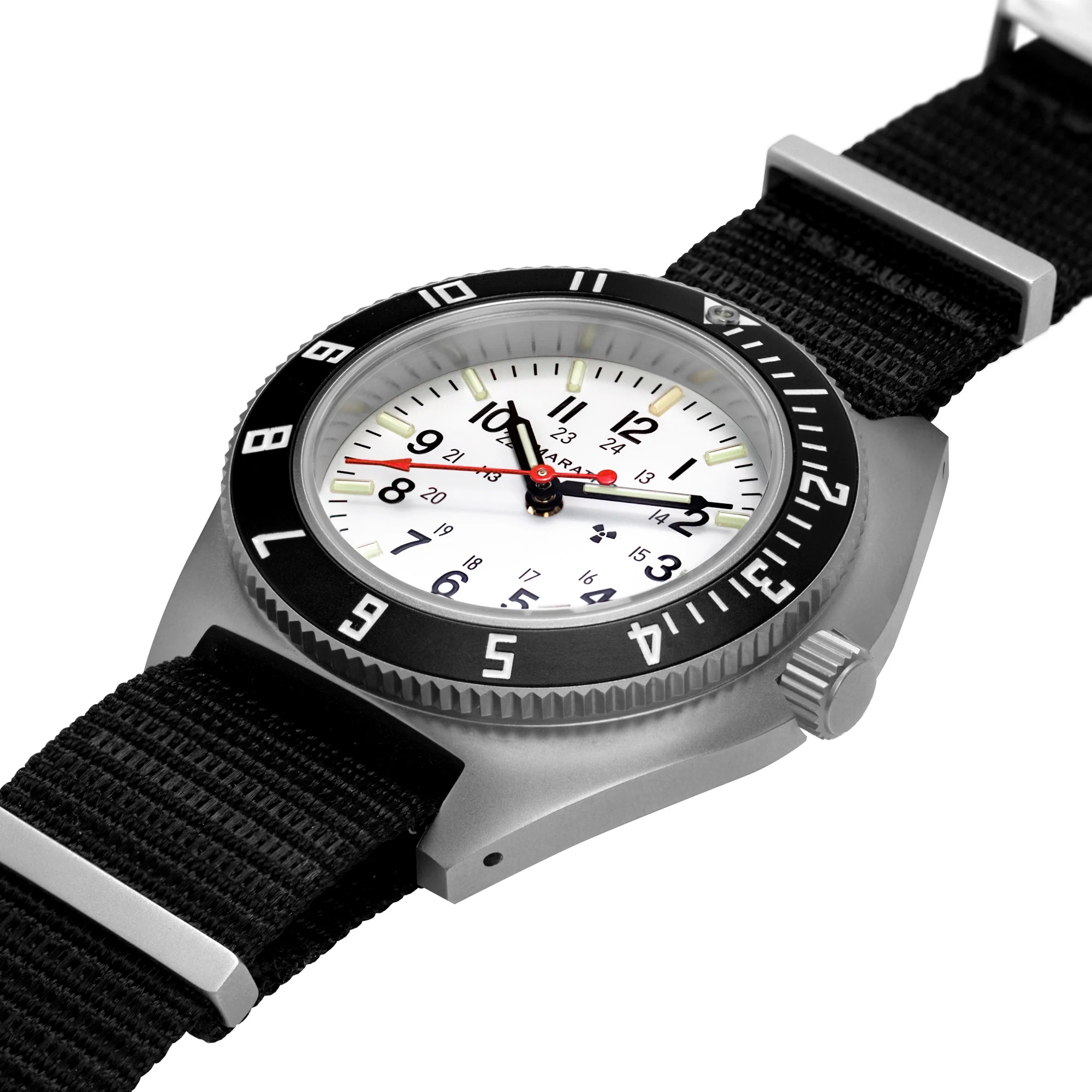 41mm Arctic Steel Navigator w/ Date (SSNAV-D) on Nylon DEFSTAN 4 41mm Arctic Steel Navigator w/ Date (SSNAV-D) on Nylon DEFSTAN