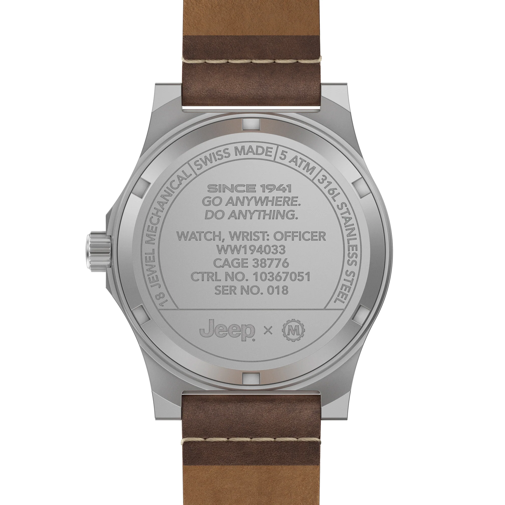 41mm Jeep® Willys SSGPM (Officer's Mechanical) 4 41mm Jeep® Willys SSGPM (Officer's Mechanical)