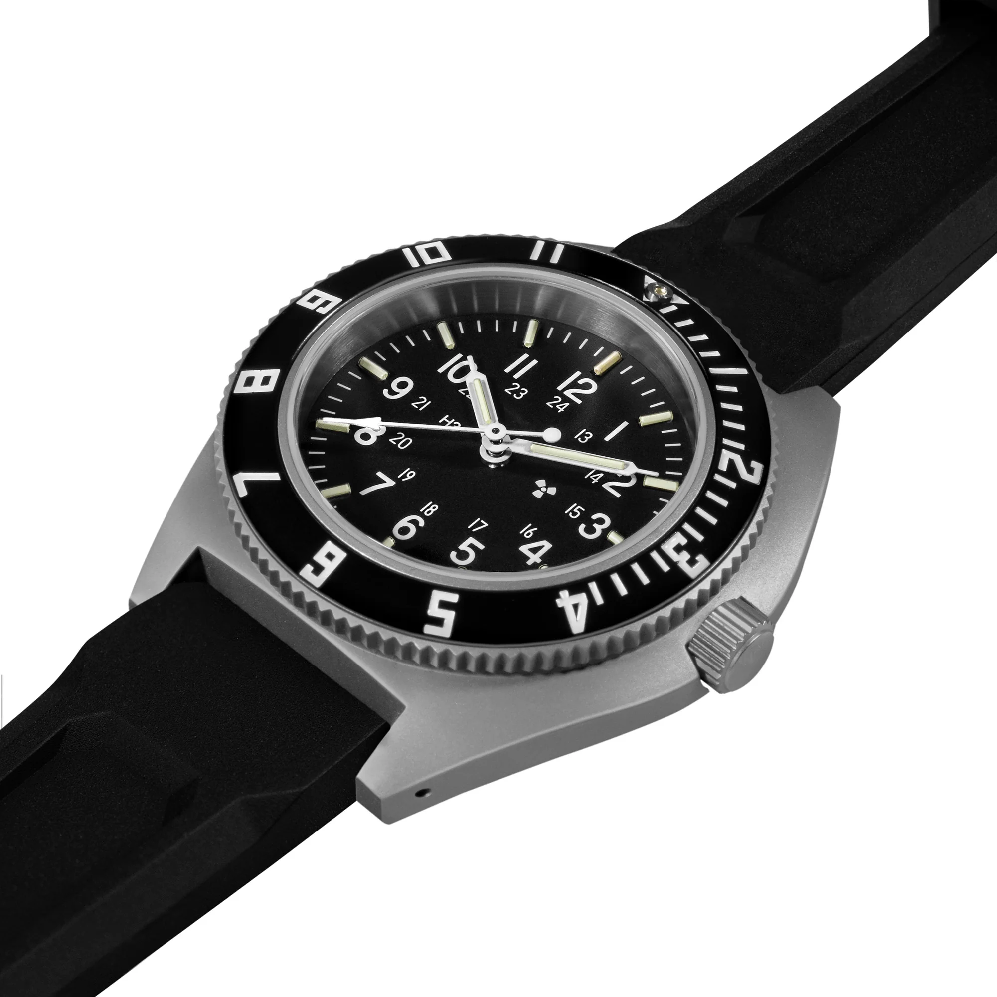 41mm Steel Navigator (SSNAV) on Black 3-Piece Rubber Strap Kit 3 41mm Steel Navigator (SSNAV) on Black 3-Piece Rubber Strap Kit