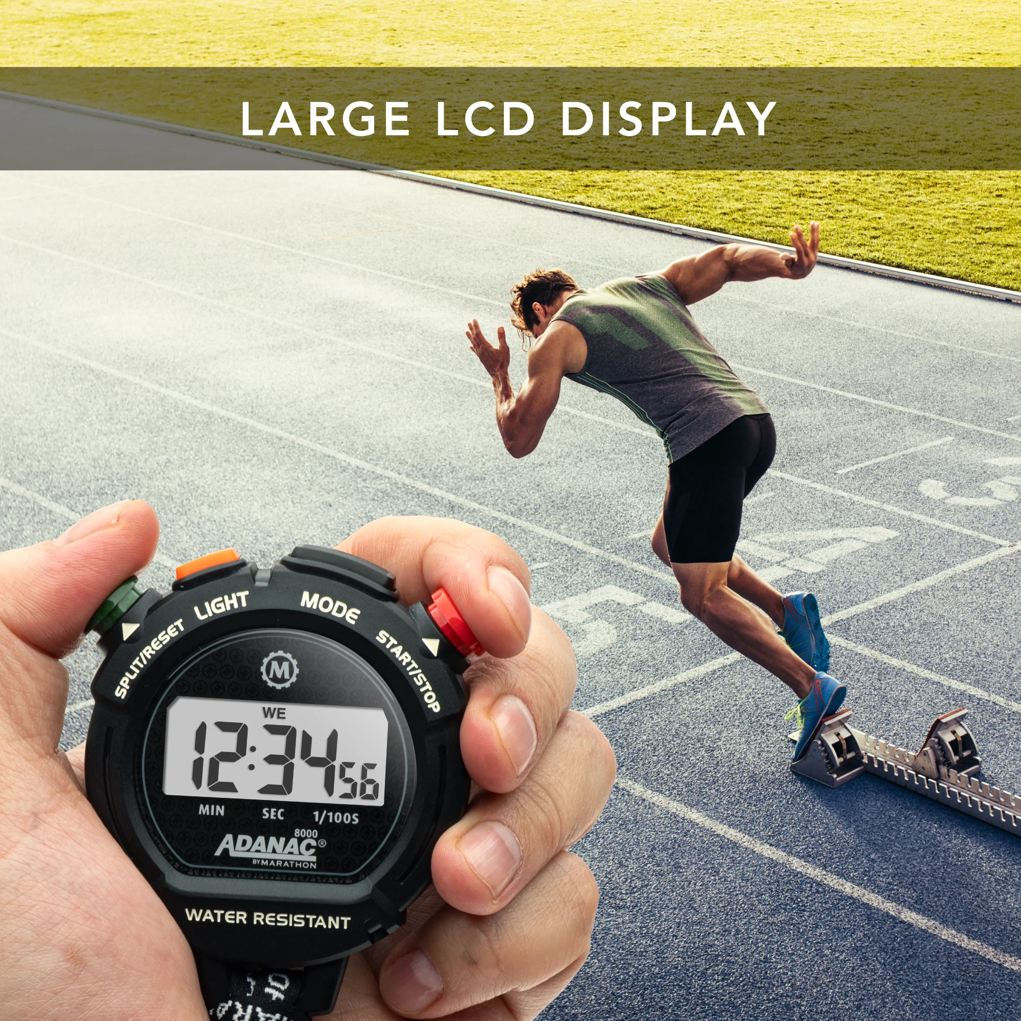 ADANAC 8000 Professional Stopwatch Timer
