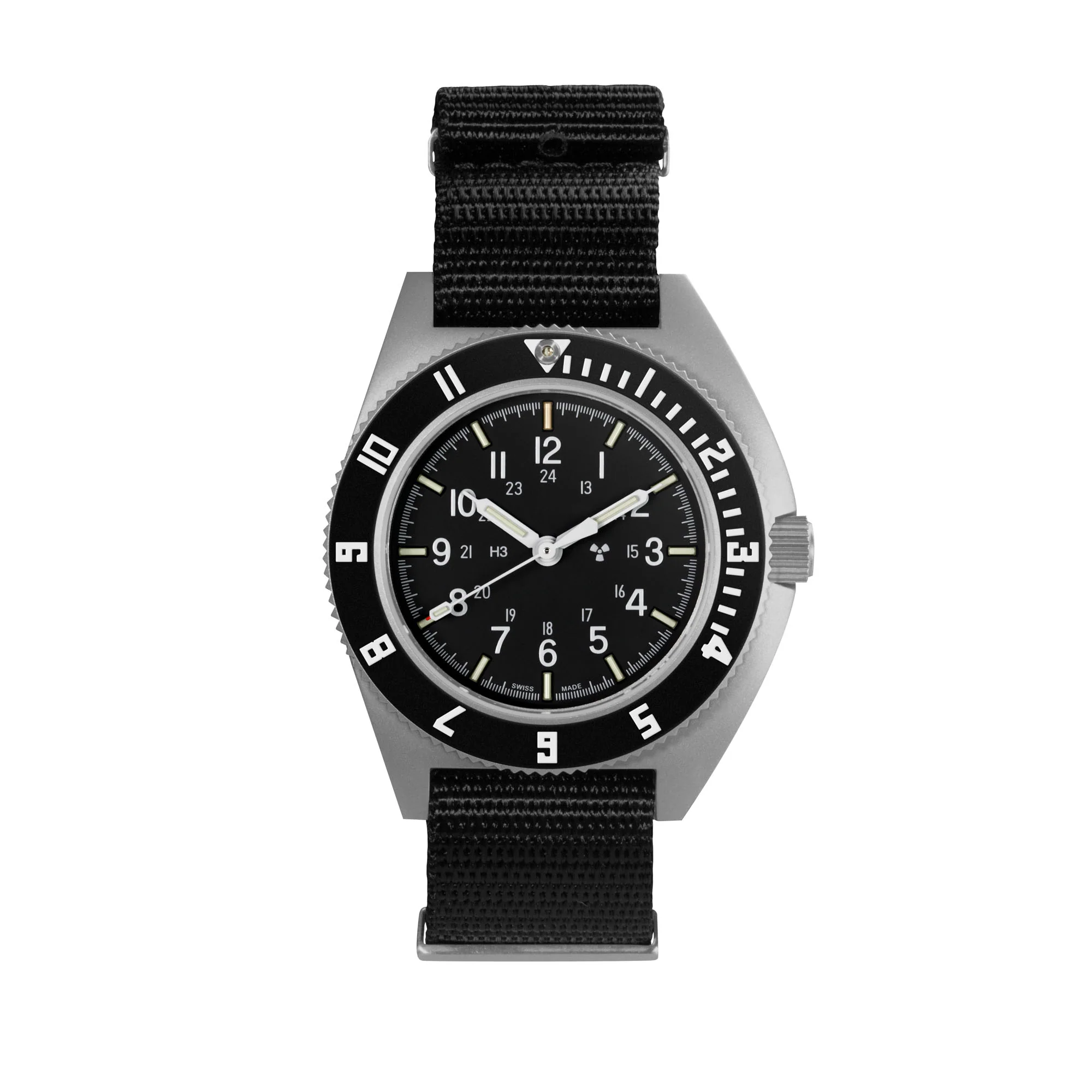 41mm Steel Navigator Automatic (SSNAV Auto) on Nylon DEFSTAN