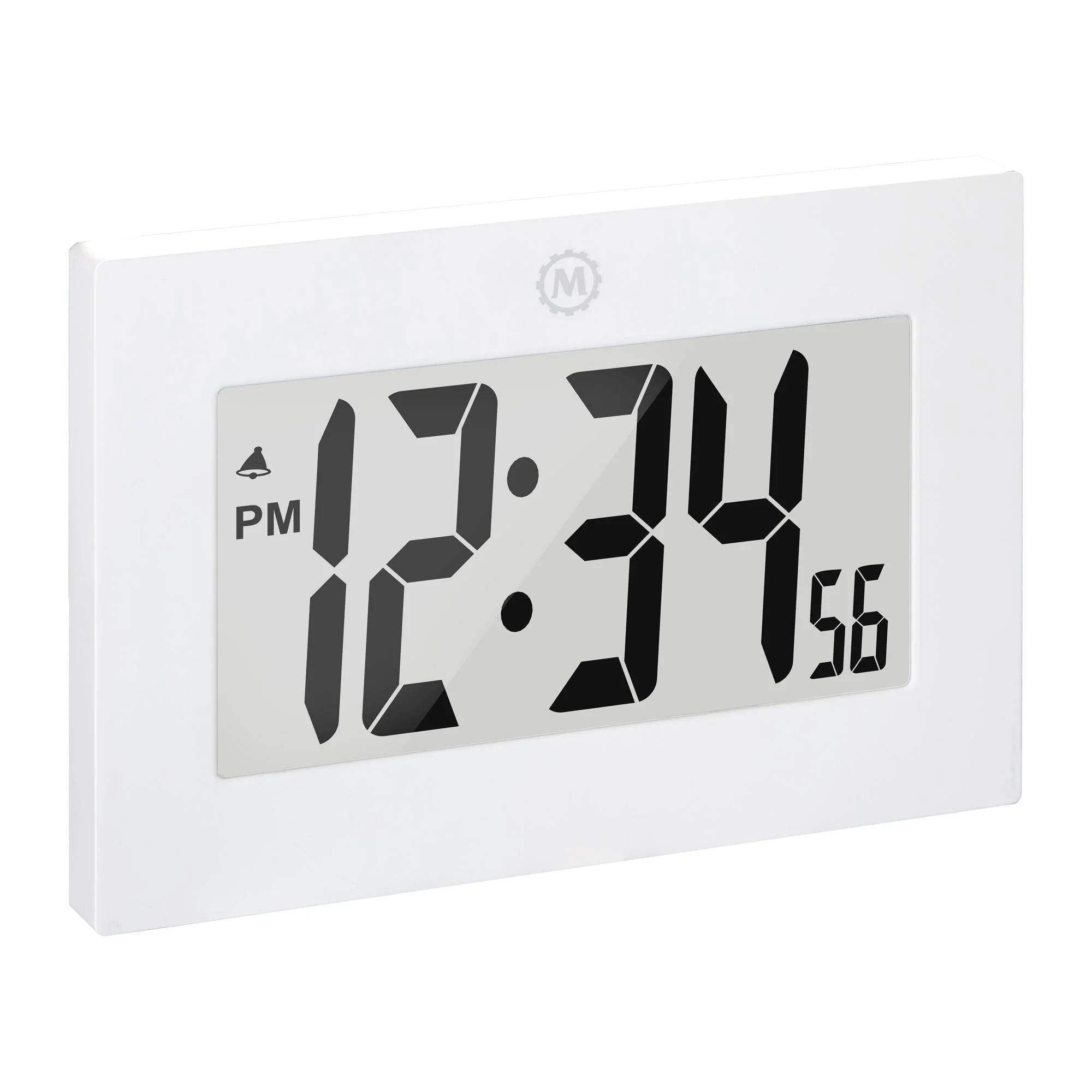 Clock, Large LCD display, white color (5/10)