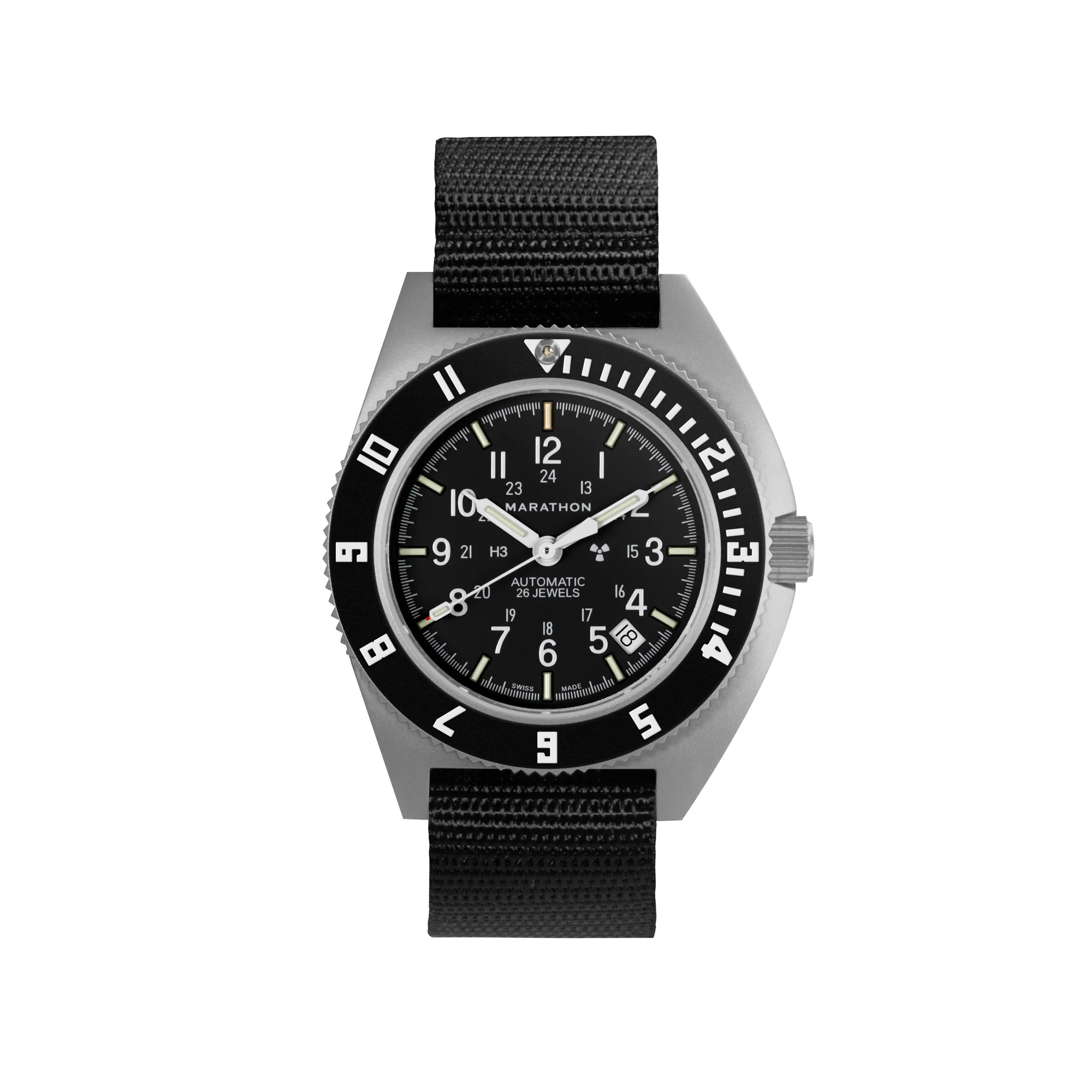 41mm Steel Navigator w/ Date Automatic (SSNAV-D AUTO) on Ballistic Nylon