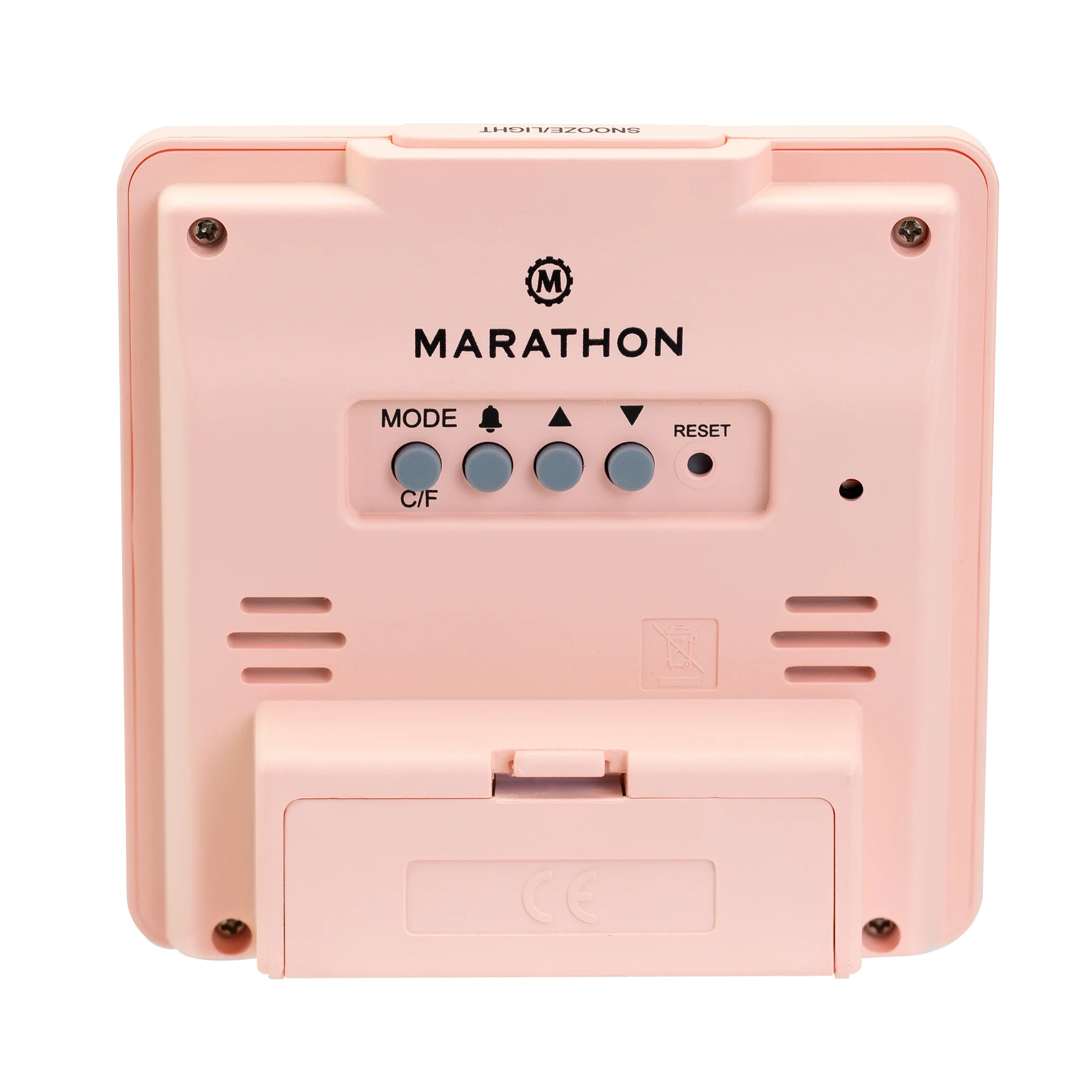 Digital Desktop Clock - Pink