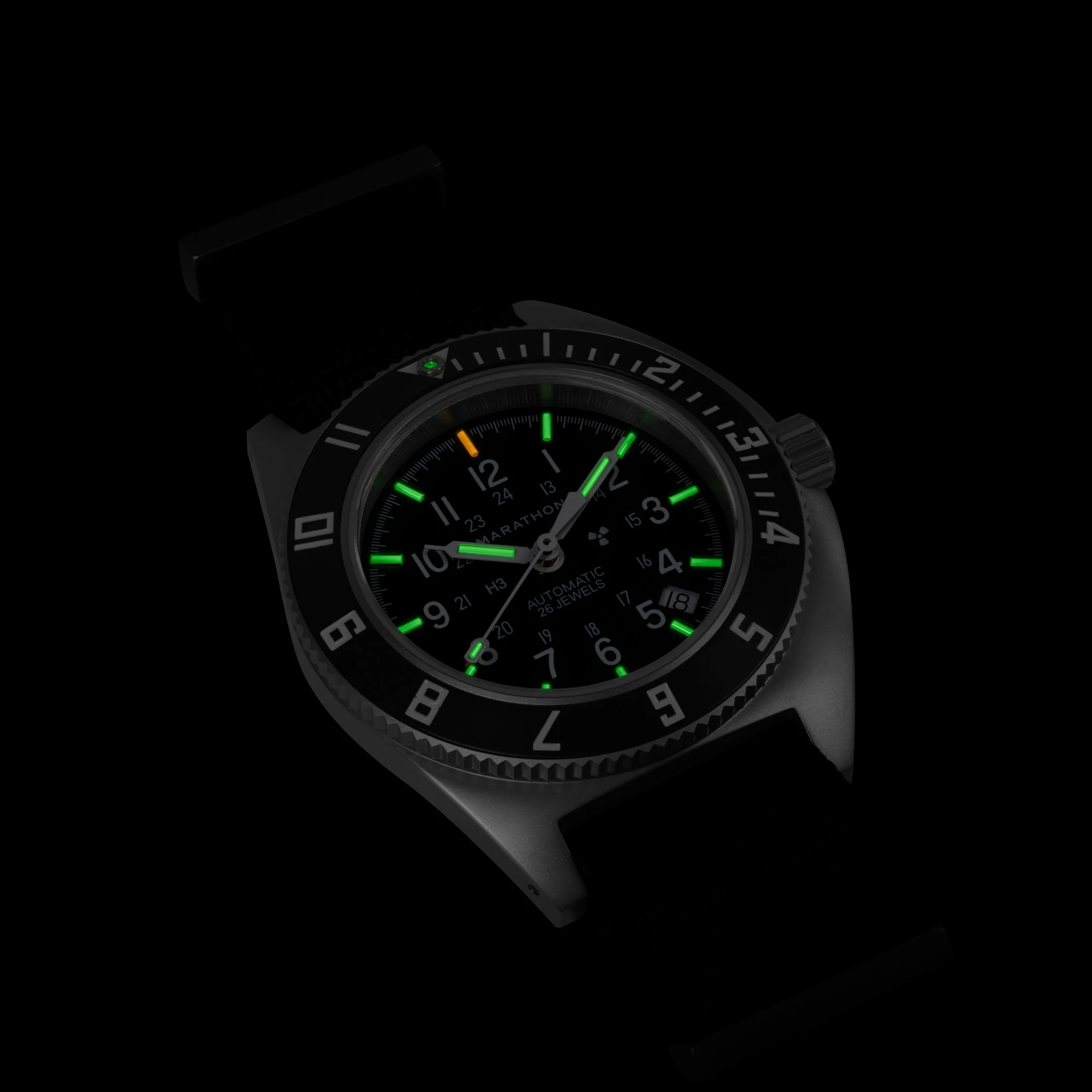 41mm Steel Navigator w/ Date Automatic (SSNAV-D AUTO) on Nylon DEFSTAN