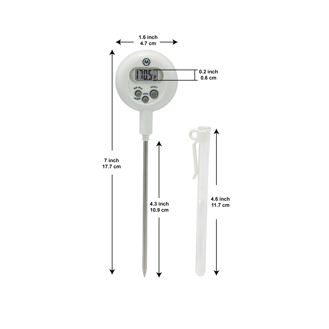 Digital Instant Read Thermometer 12 Digital Instant Read Thermometer