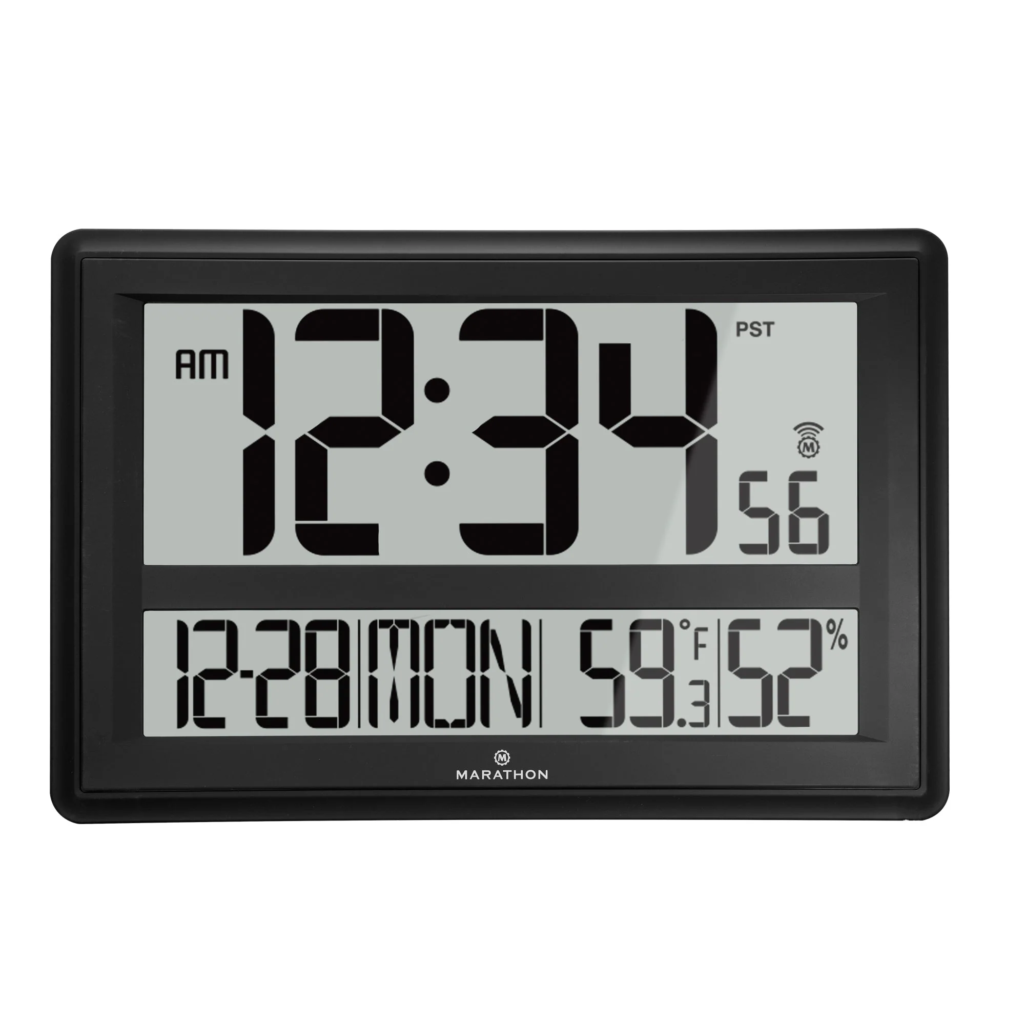 Jumbo Atomic Wall Clock with Table Stand
