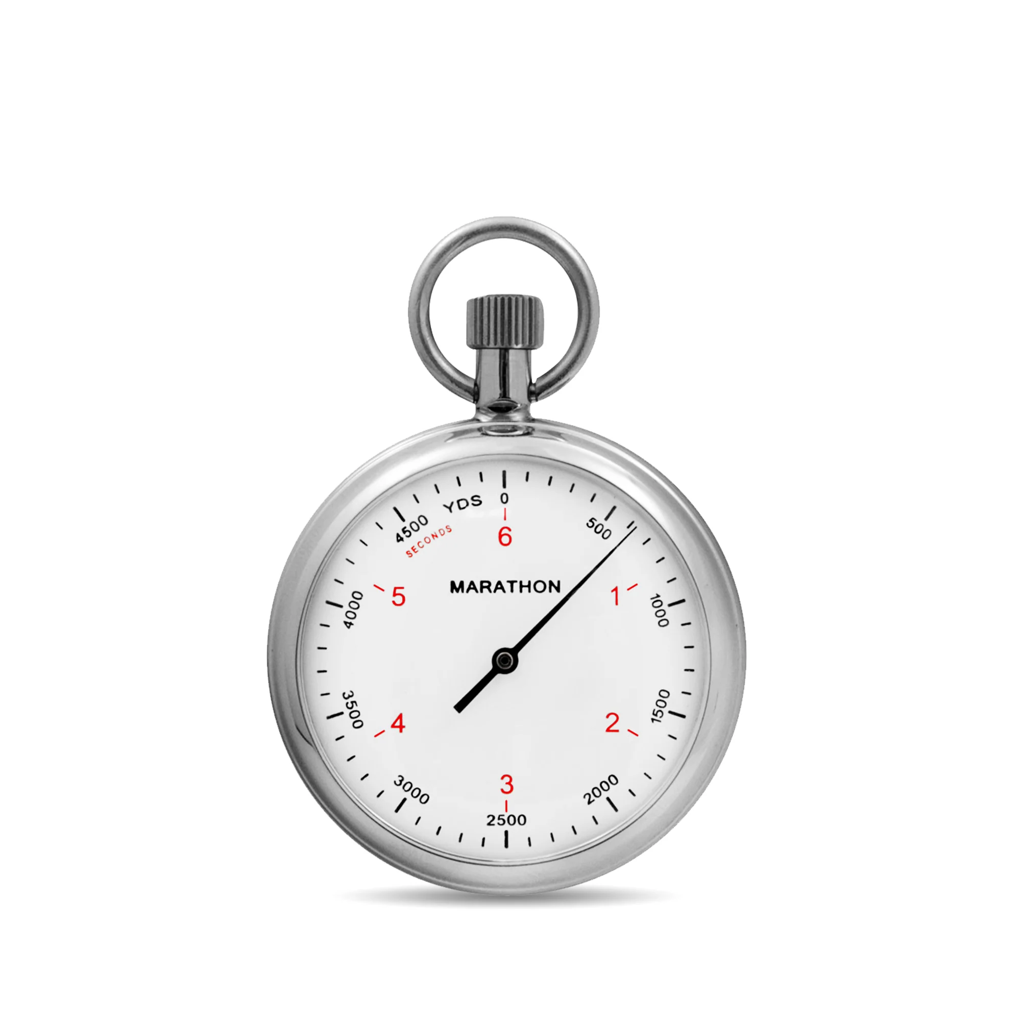 Mechanical Stopwatch: Single Action 5000 yard (1/50 sec & 6 sec), 100 yard or 1 sec Interval 1 Mechanical Stopwatch: Single Action 5000 yard (1/50 sec & 6 sec), 100 yard or 1 sec Interval