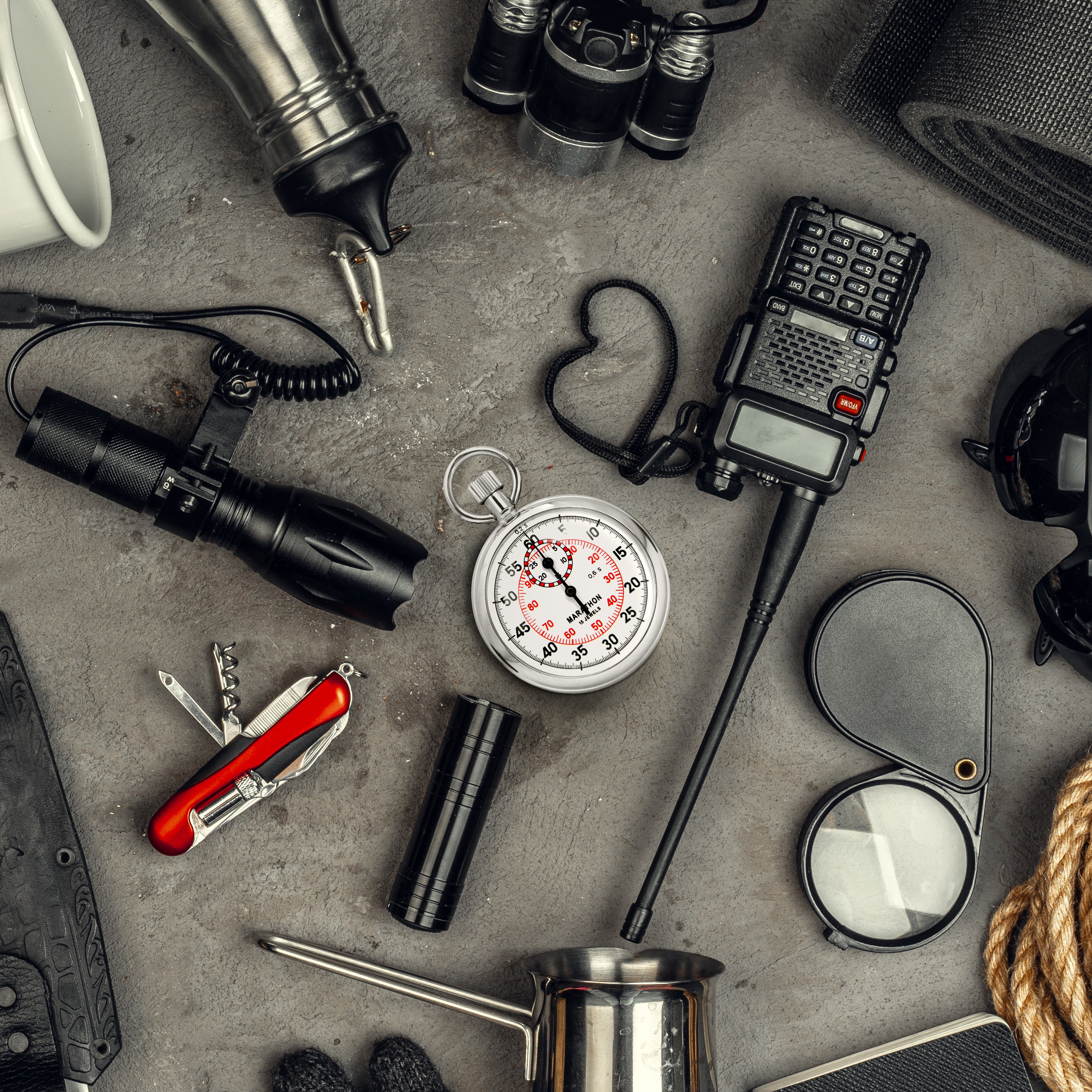 Mechanical Stopwatch: Single Action, 2 Scale (1/5 sec & 1/100 min) 30 min Register 7 Mechanical Stopwatch: Single Action, 2 Scale (1/5 sec & 1/100 min) 30 min Register