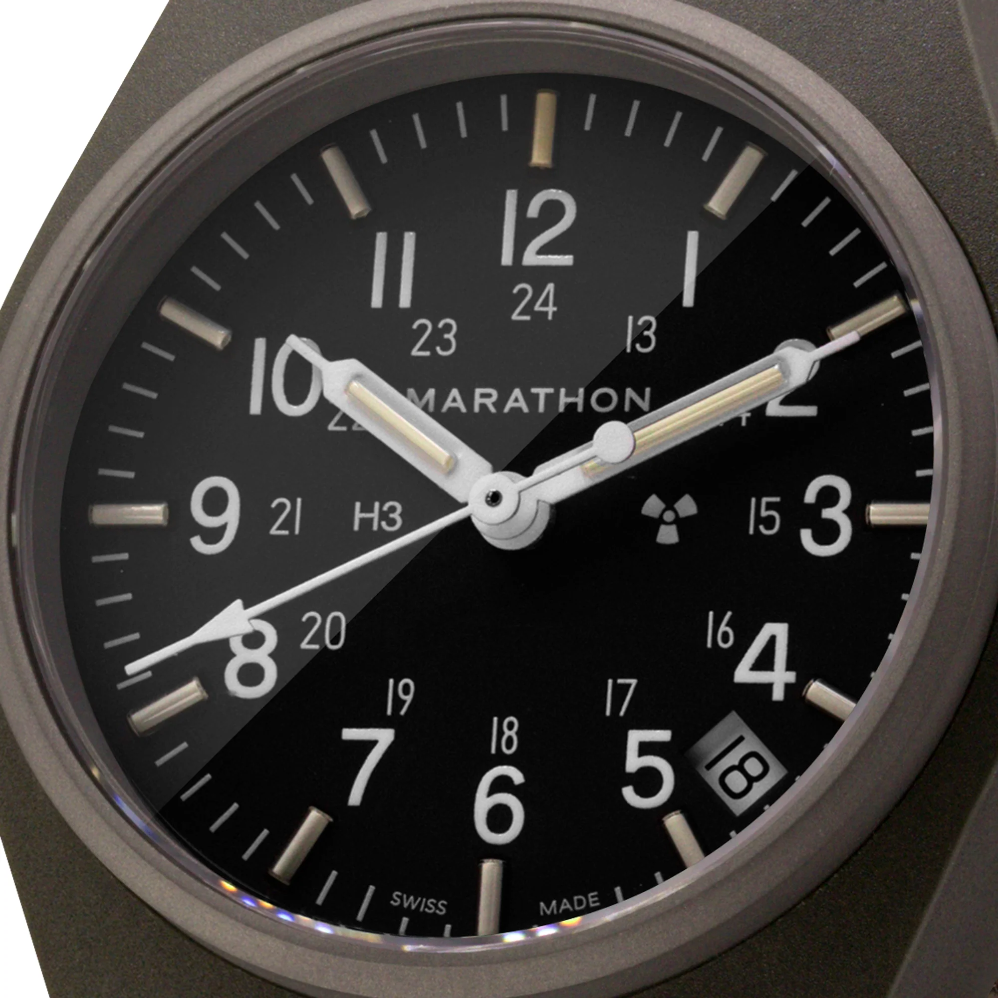 34mm Sage Green General Purpose Quartz with Date (GPQ-D)
