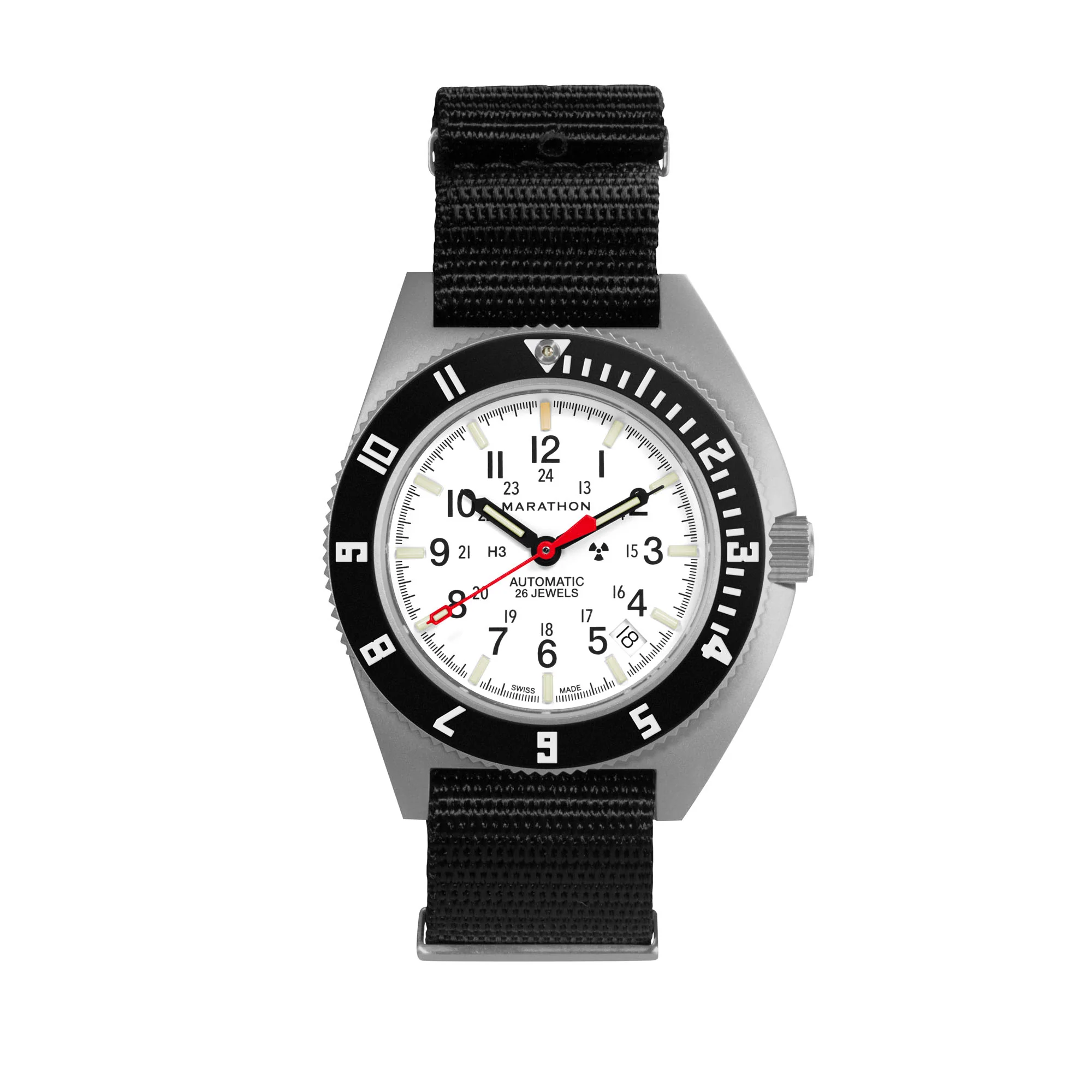 41mm Arctic Steel Navigator w/ Date Automatic (Arctic SSNAV-D Auto) on Nylon DEFSTAN 1 41mm Arctic Steel Navigator w/ Date Automatic (Arctic SSNAV-D Auto) on Nylon DEFSTAN