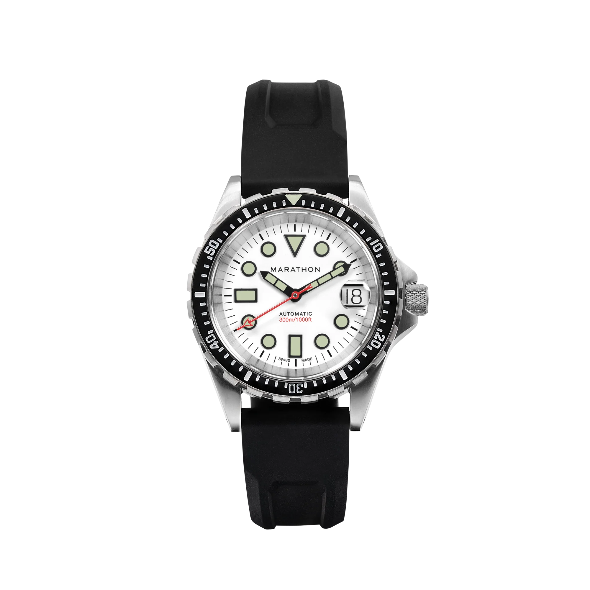 36mm Arctic Original SAR w/ Date on 3-Piece Rubber Strap Kit (OSAR-D)