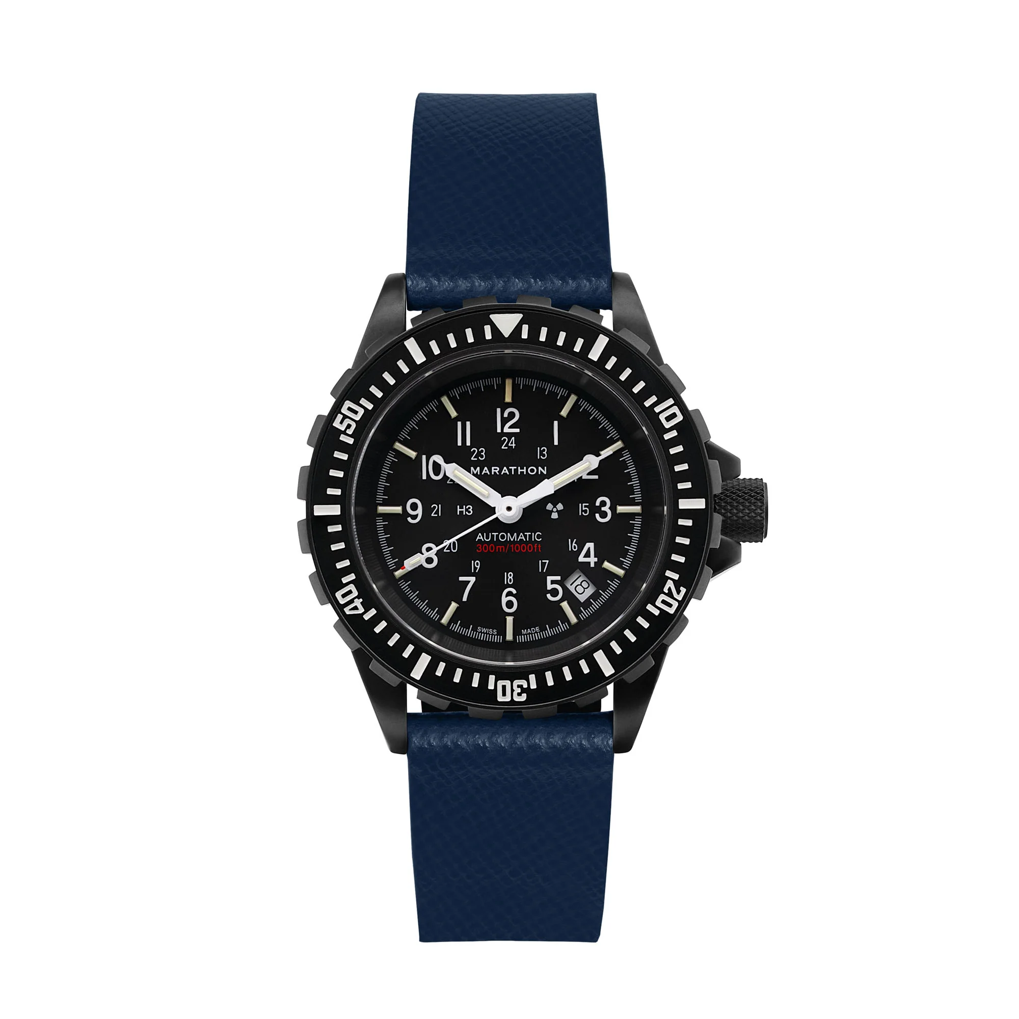 2-Piece Leather Strap, 20mm, Royal Blue, Anthracite Hardware 10 2-Piece Leather Strap, 20mm, Royal Blue, Anthracite Hardware
