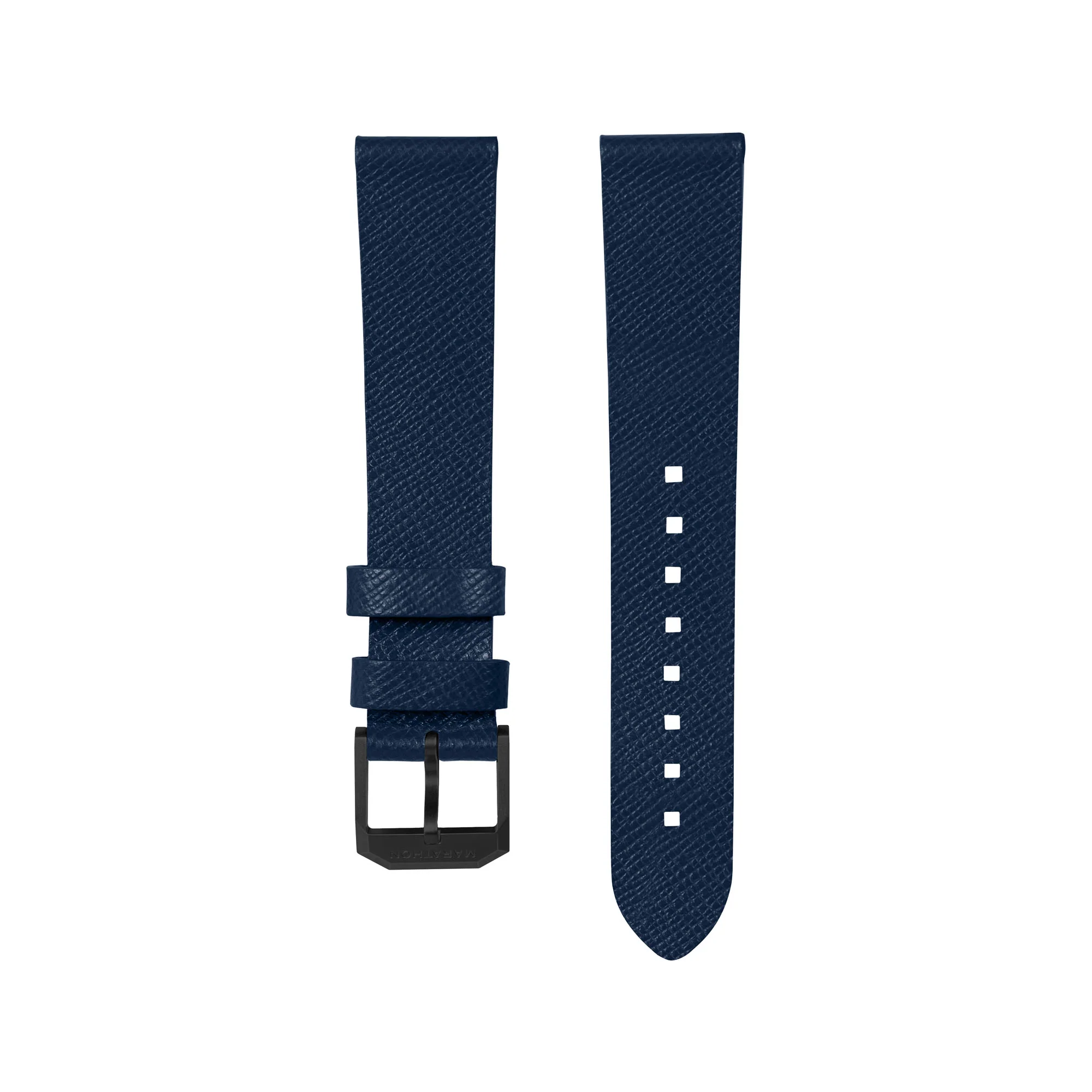 2-Piece Leather Strap, 20mm, Royal Blue, Anthracite Hardware 6 2-Piece Leather Strap, 20mm, Royal Blue, Anthracite Hardware